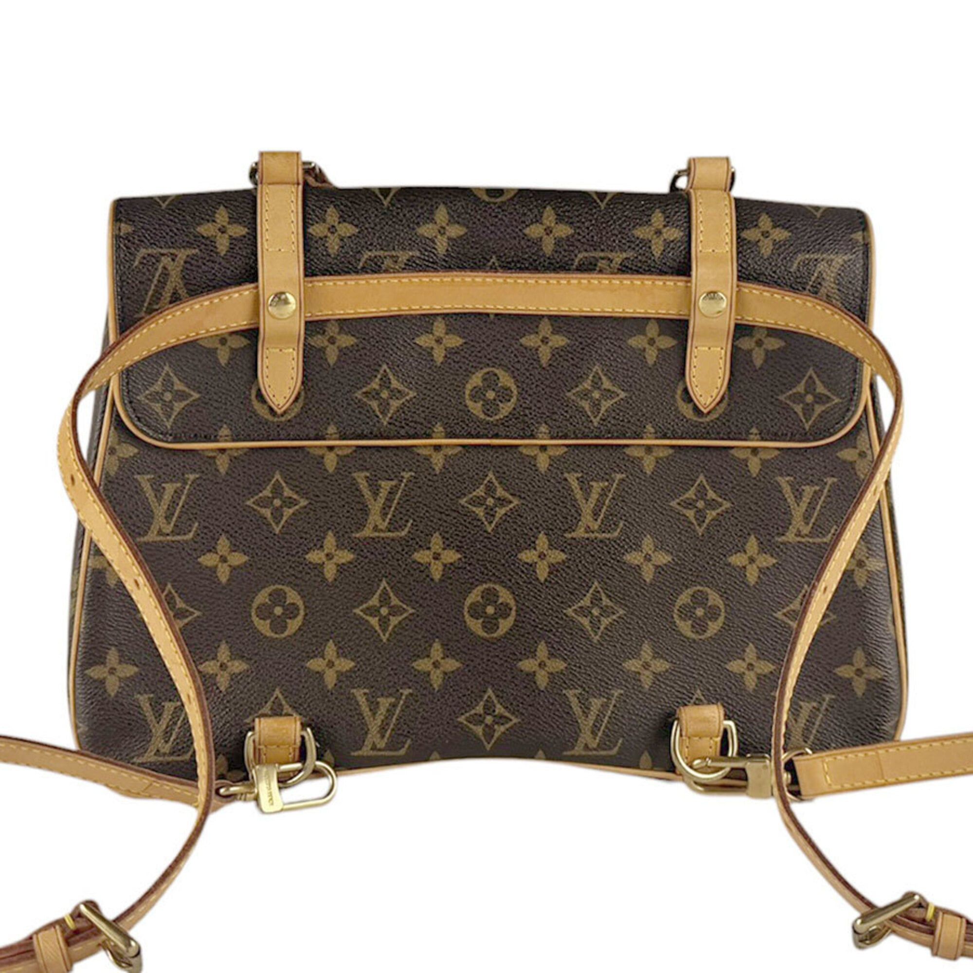 Louis Vuitton Louis Vuitton Backpack Shoulder Bag Monogram Marelle Sac Ad Canvas Brown Women's M51158 z9581 Size ONE SIZE - 3 Thumbnail