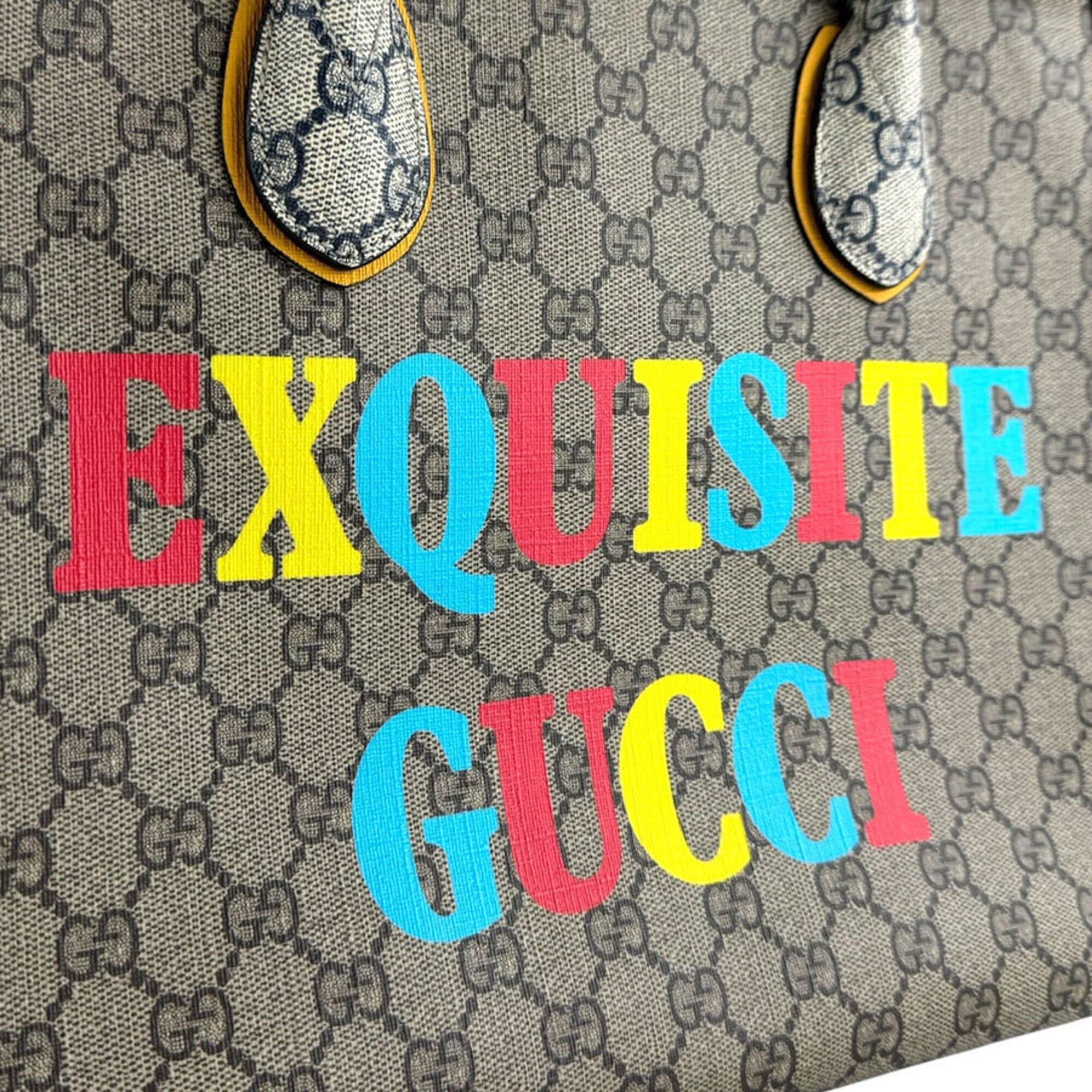 Gucci Gucci handbag/shoulder bag, GG Supreme canvas, brown, navy, gold, women's, 680956 z9596 Size ONE SIZE - 12 Thumbnail