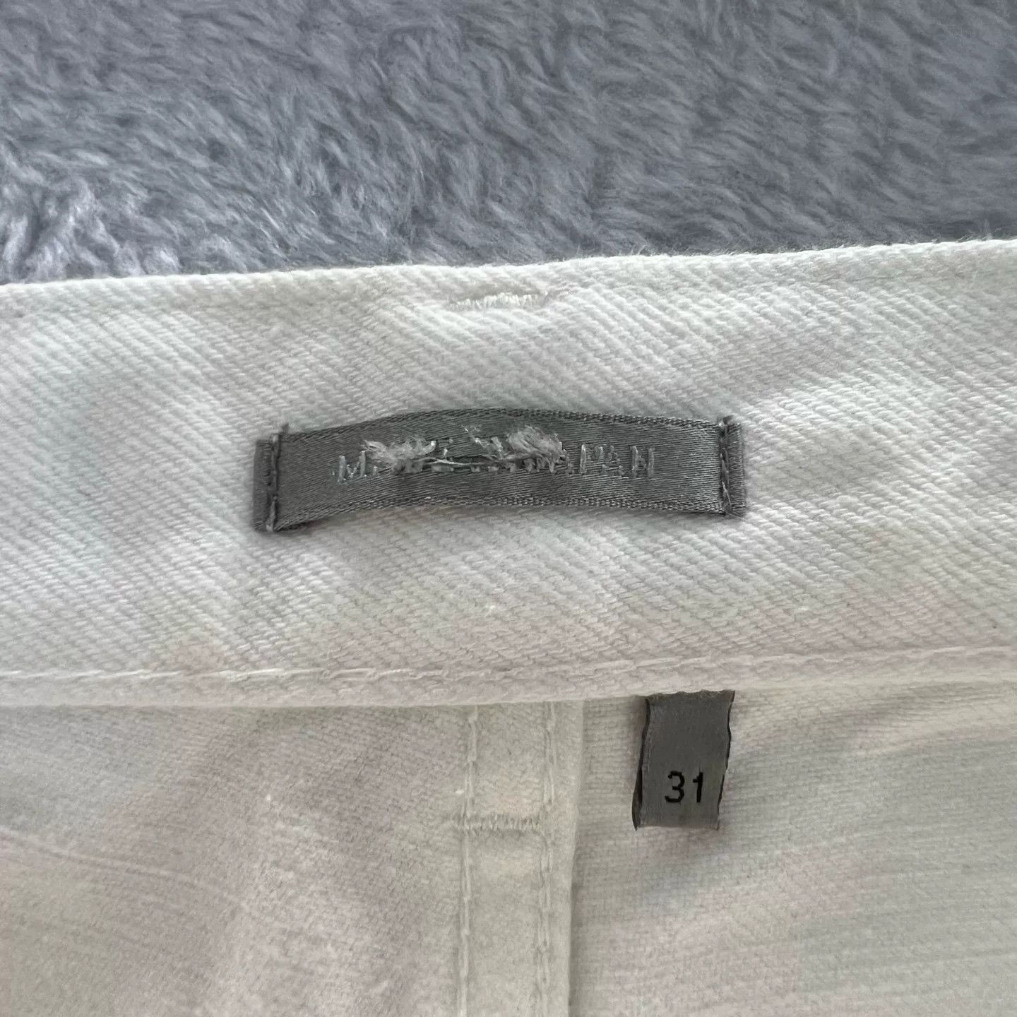Dior Dior White Cotton Denim Jeans Size 31 Size US 31 - 4 Thumbnail