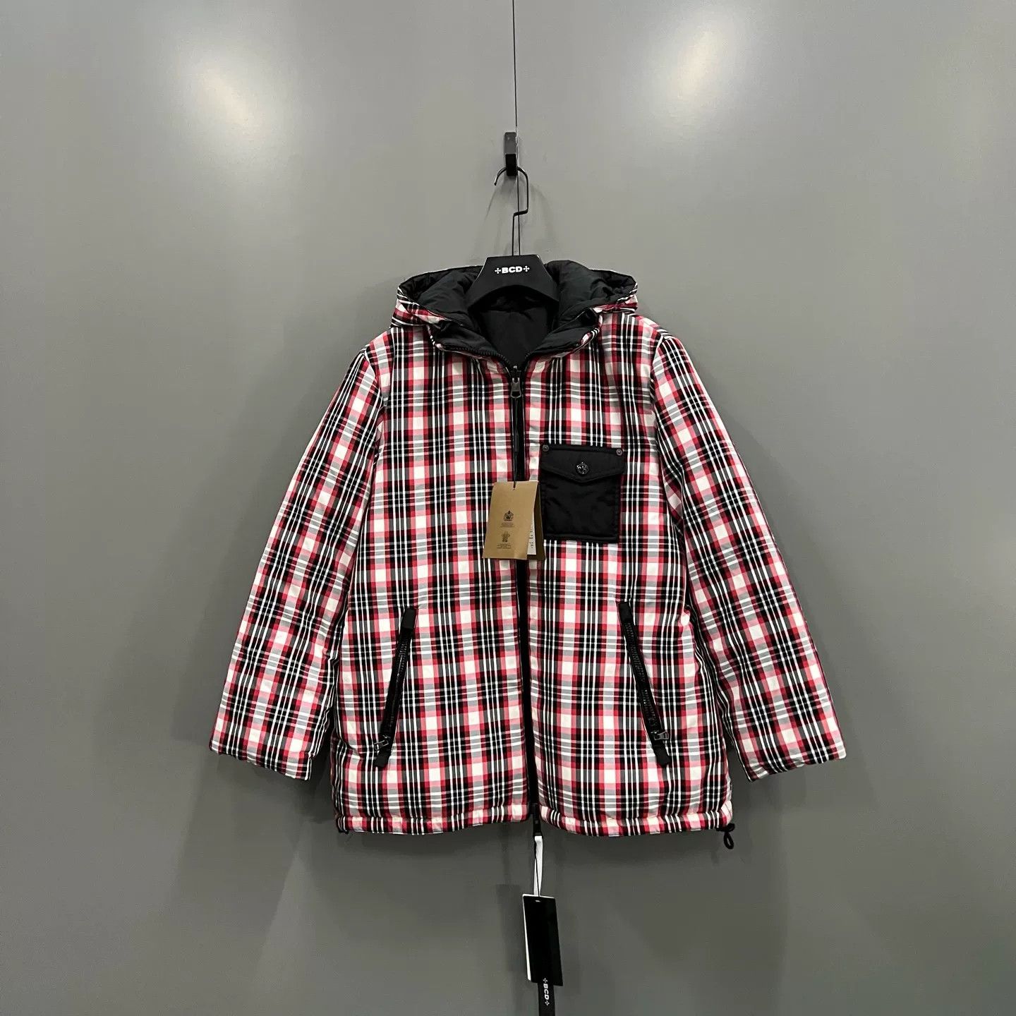 Burberry Burberry Reversible Plaid Hooded Jacket Size L Size US L / EU 52-54 / 3 - 2 Thumbnail