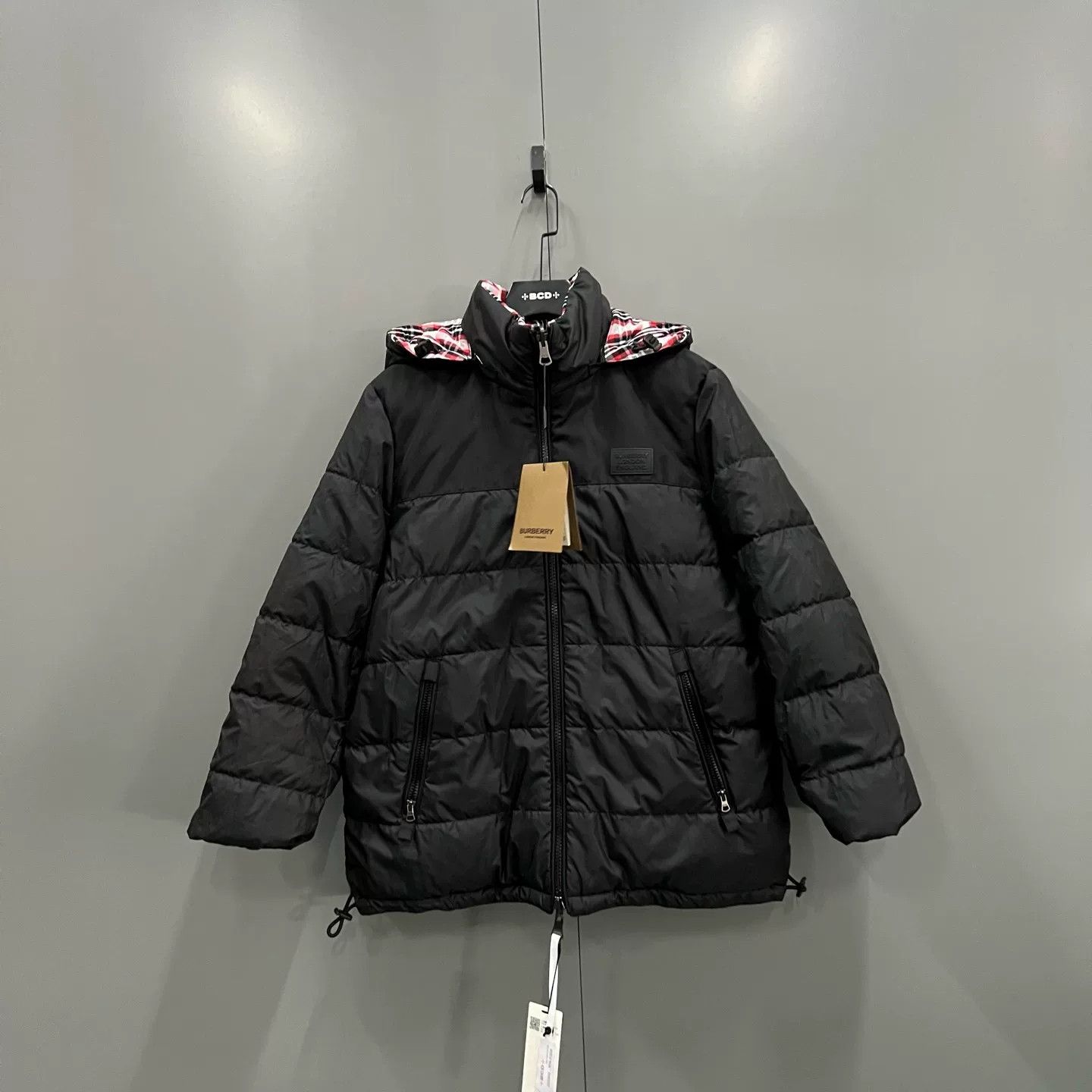 Burberry Burberry Reversible Plaid Hooded Jacket Size L Size US L / EU 52-54 / 3 - 4 Thumbnail