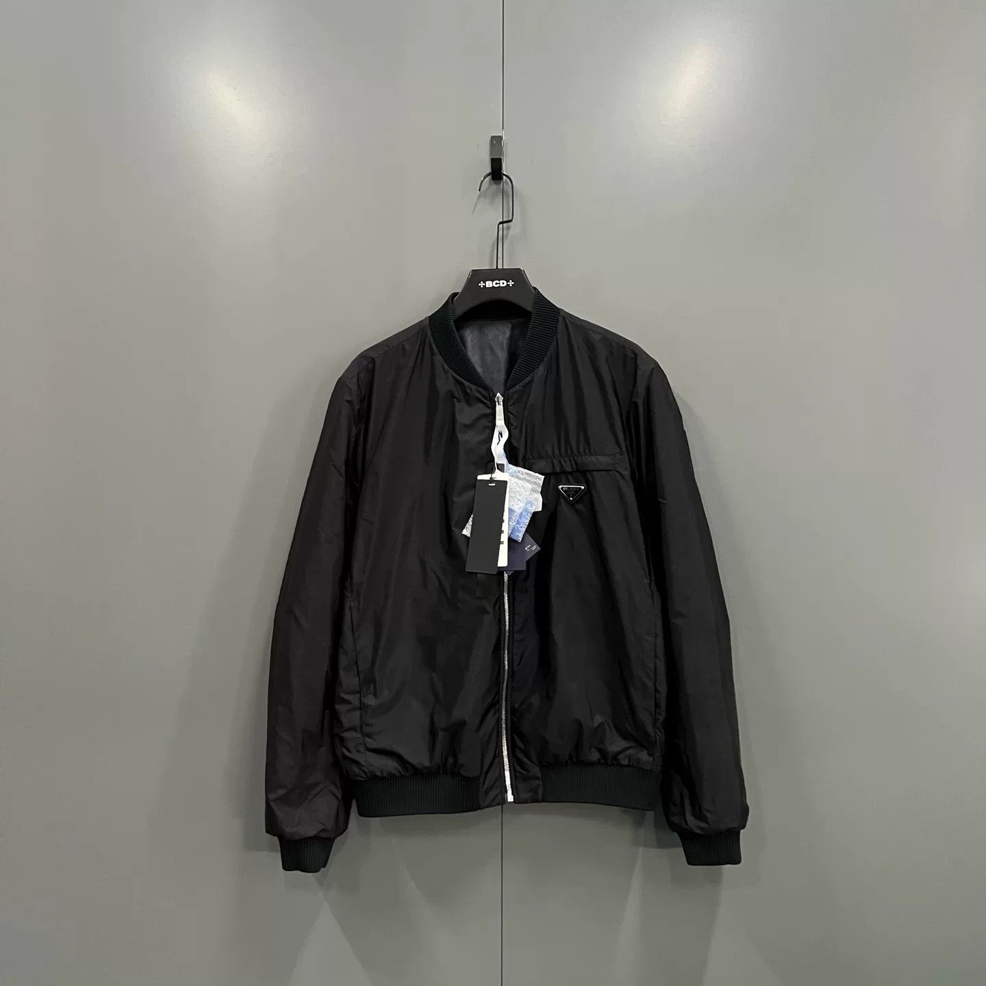 Prada Prada Reversible Nappa Leather Bomber Jacket 52 Size US L / EU 52-54 / 3 - 5 Thumbnail
