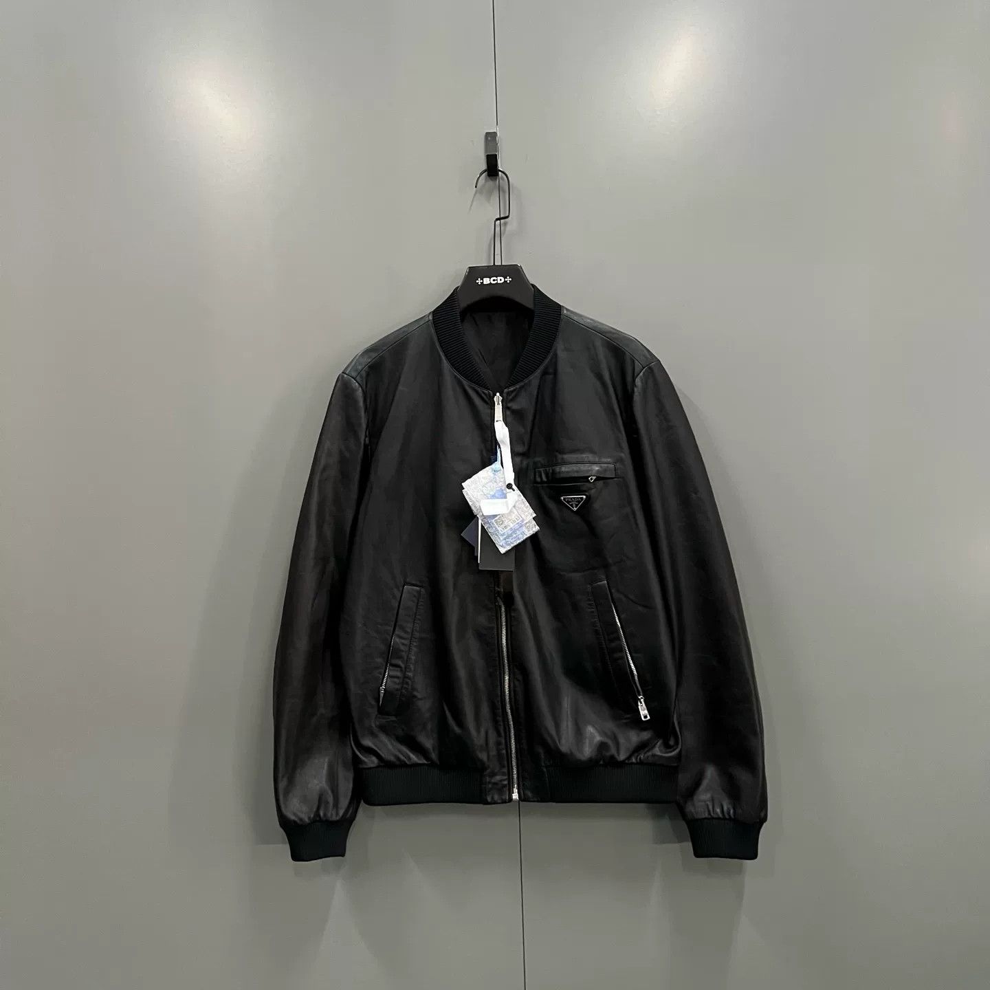 Prada Prada Reversible Nappa Leather Bomber Jacket 52 Size US L / EU 52-54 / 3 - 2 Thumbnail