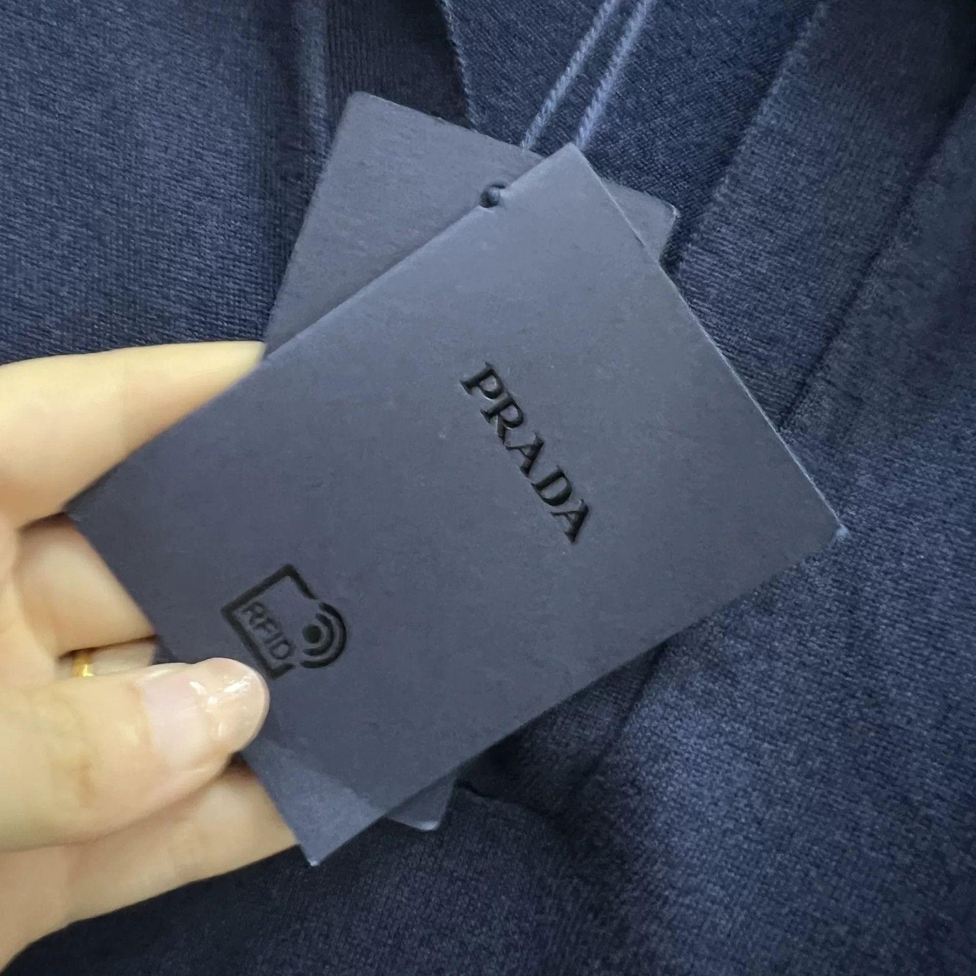 Prada Prada Cashmere Logo Knit Polo Size 48 Size US M / EU 48-50 / 2 - 5 Thumbnail