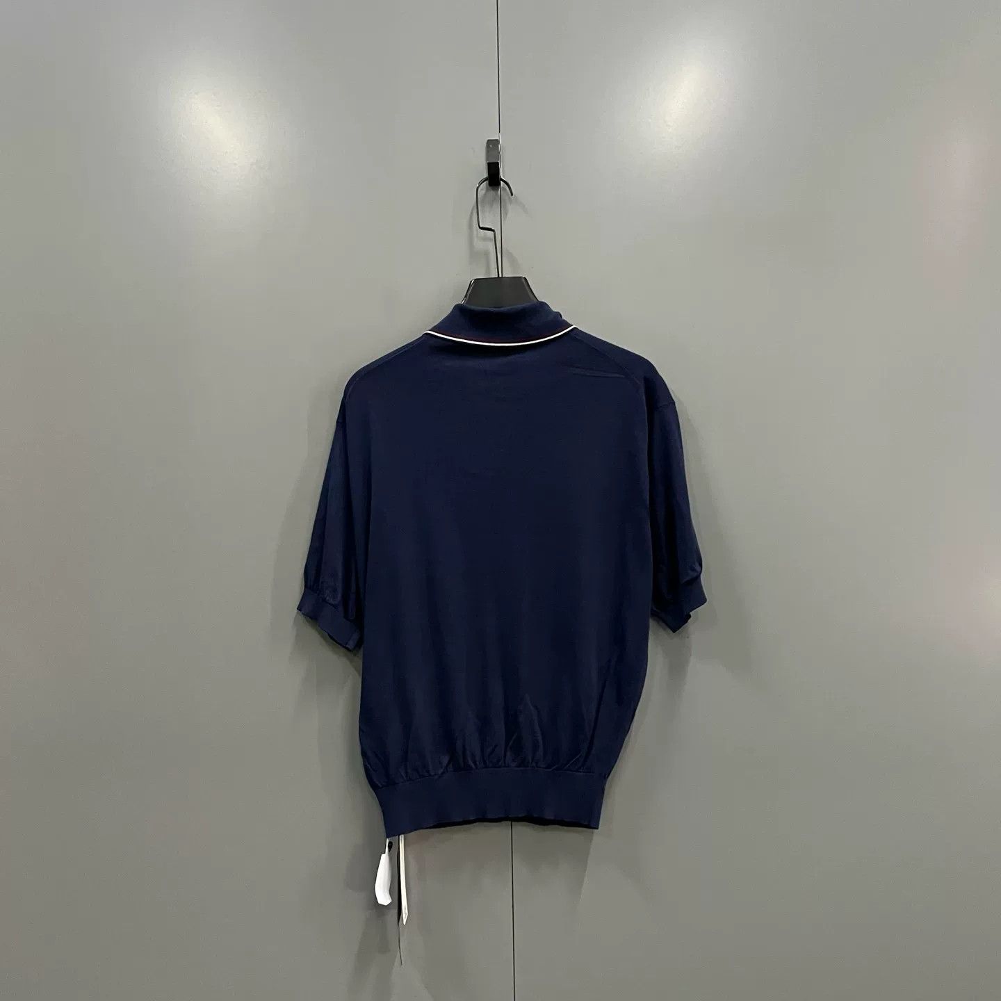 Prada Prada Cashmere Logo Knit Polo Size 48 Size US M / EU 48-50 / 2 - 3 Thumbnail