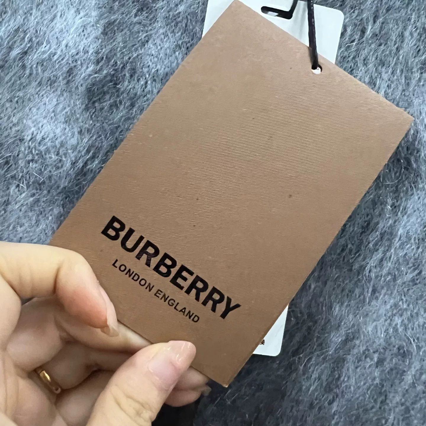 Burberry Burberry Mohair Blend Check Sweater Size S Size US S / EU 44-46 / 1 - 5 Thumbnail