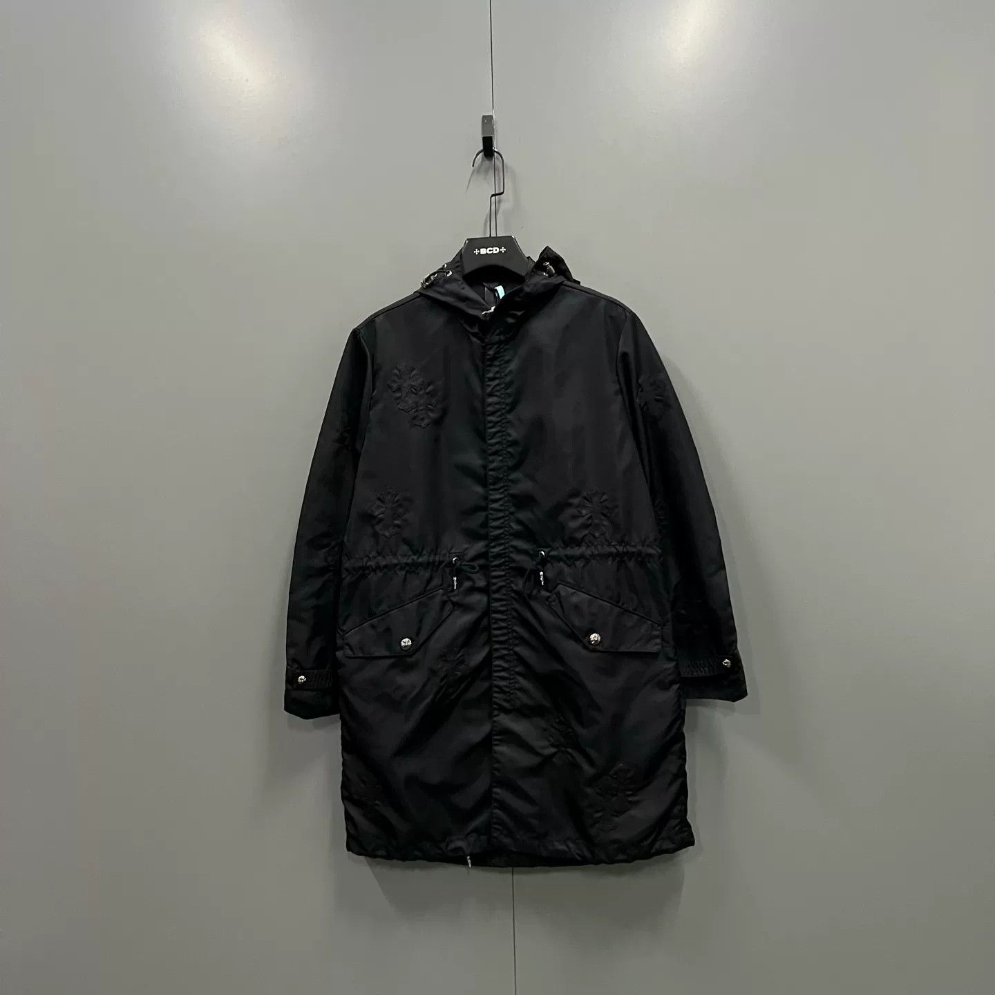 Chrome Hearts CHROME HEARTS Leather Cross Patch Nylon Parka XS Size US XS / EU 42 / 0 - 2 Thumbnail