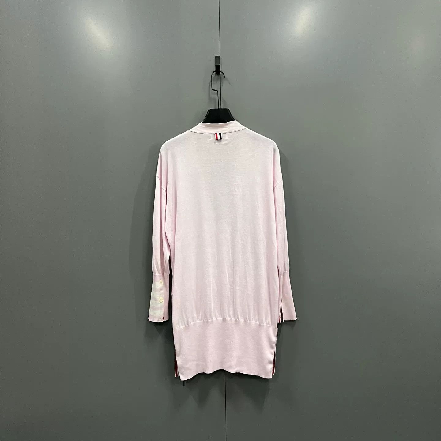 Thom Browne Thom Browne Pink Silk Cotton Cardigan 36 Size XS / US 0-2 / IT 36-38 - 3 Thumbnail