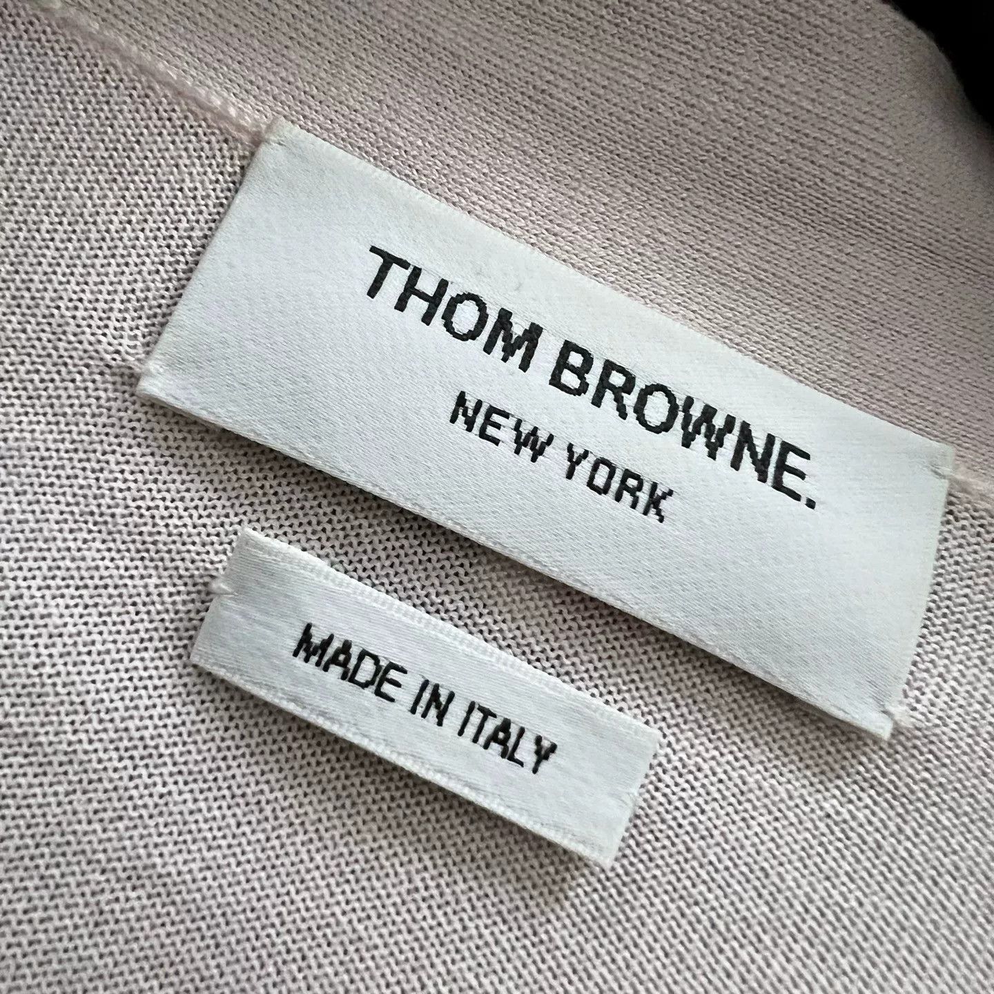 Thom Browne Thom Browne Pink Silk Cotton Cardigan 36 Size XS / US 0-2 / IT 36-38 - 4 Thumbnail