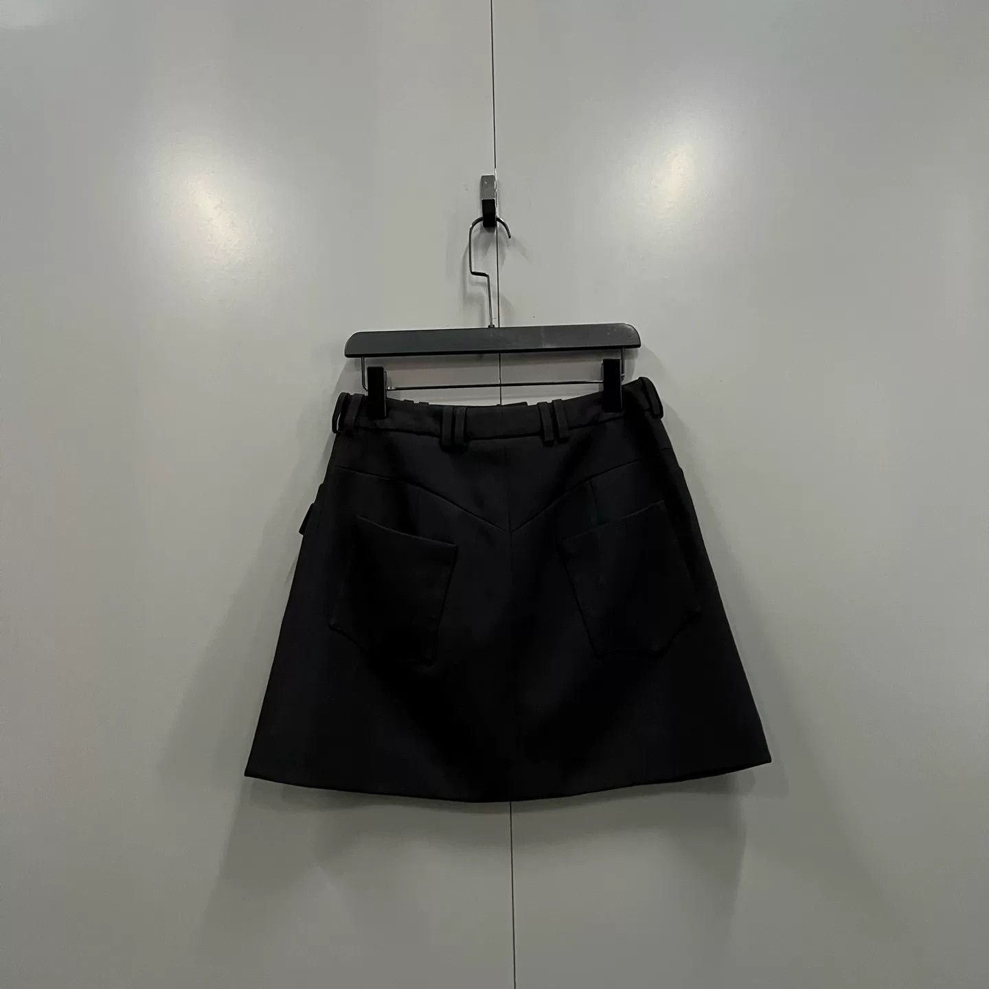 Balmain Balmain Gold Button Wool Mini Skirt Size 40 Size 28" / US 6 / IT 42 - 3 Thumbnail