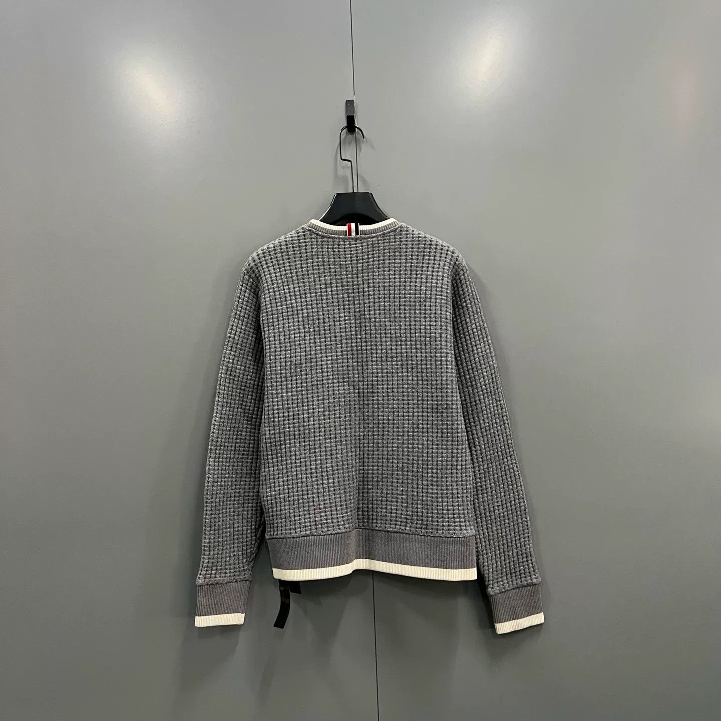 Thom Browne Thom Browne Wool Waffle Knit Sweater Size 2 Size US M / EU 48-50 / 2 - 3 Thumbnail