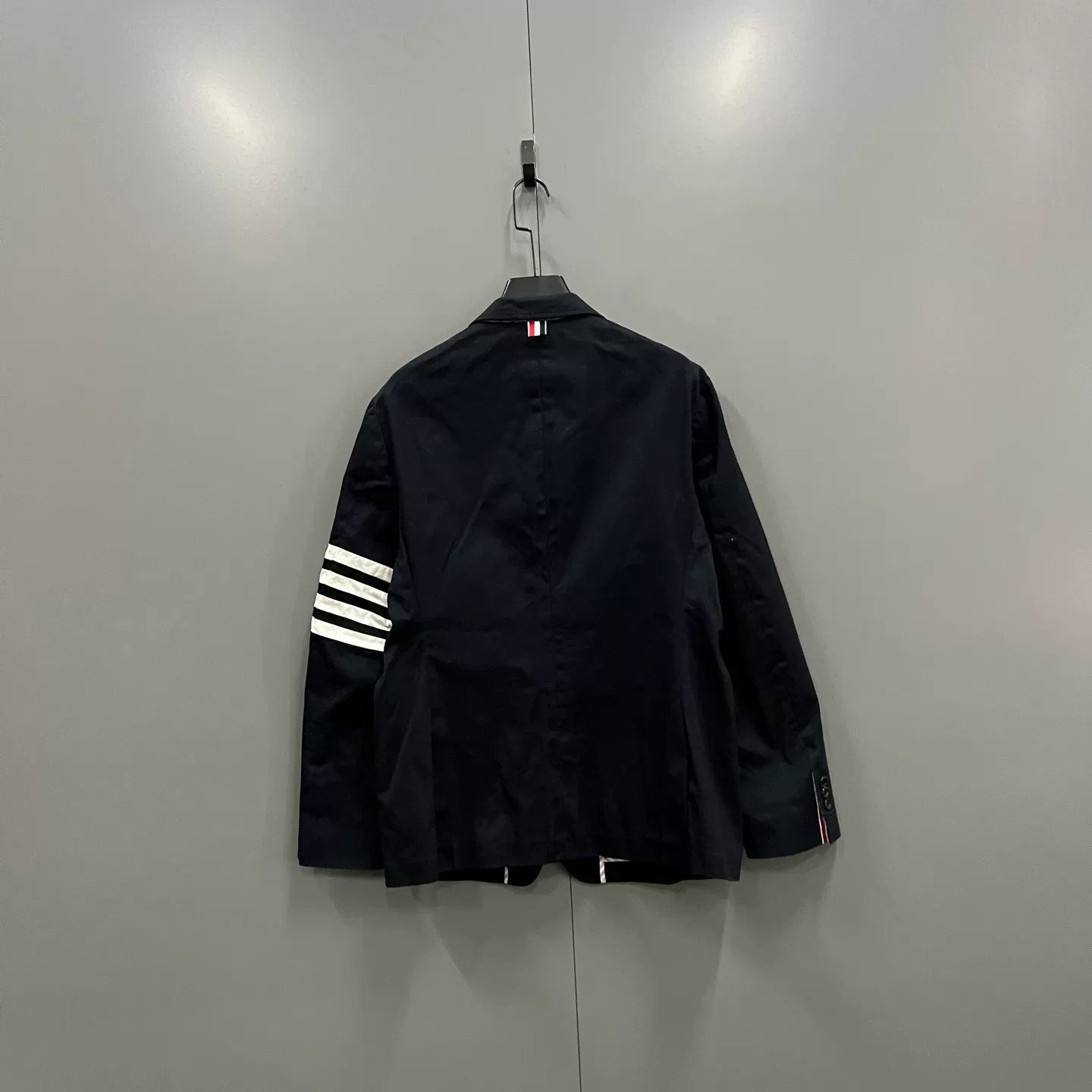 Thom Browne Thom Browne 4-Bar Stripe Cotton Blazer Size 4 Size 44R - 3 Thumbnail