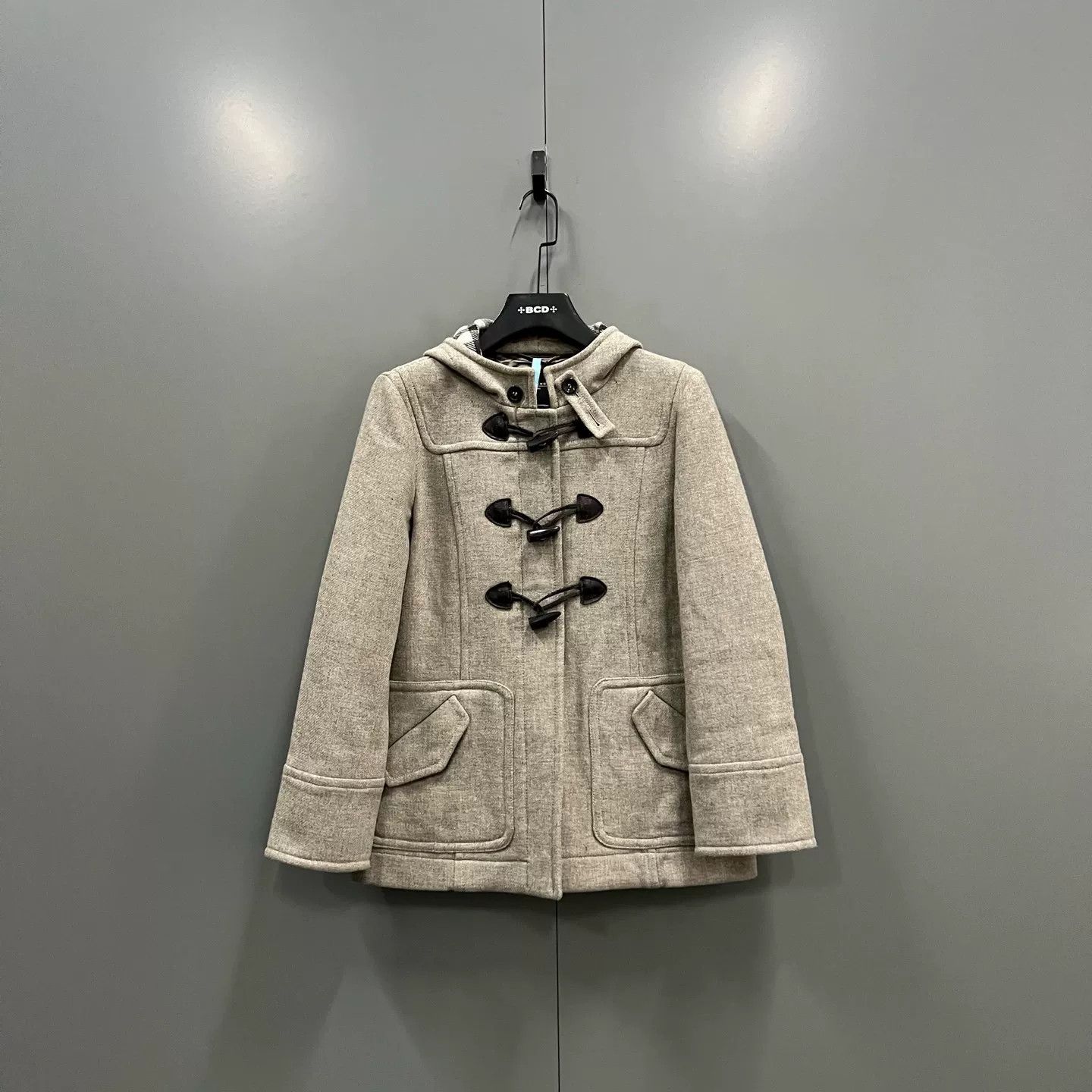 Max Mara Weekend Max Mara Toggle Hooded Wool Coat IT 40 Size S / US 4 / IT 40 - 2 Thumbnail