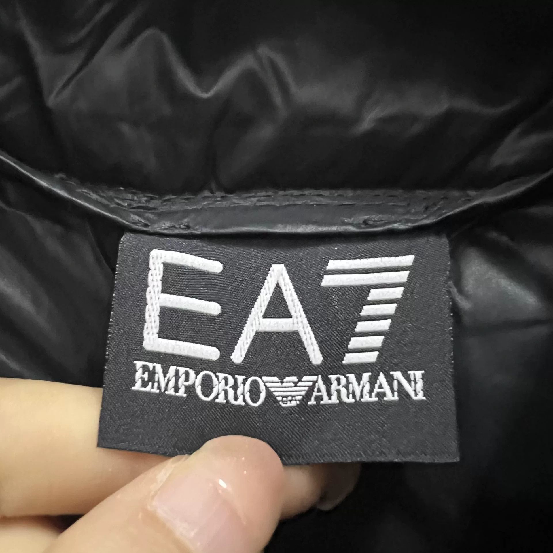 Emporio Armani EA7 Emporio Armani Black Quilted Down Vest Size S Size US S / EU 44-46 / 1 - 4 Thumbnail