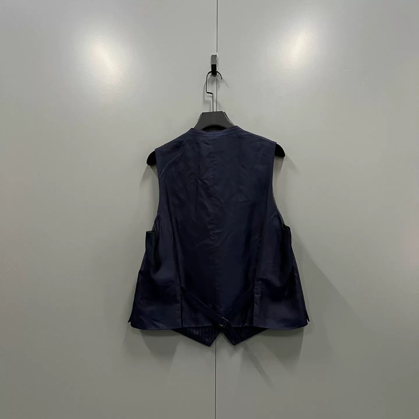 Ermenegildo Zegna Ermenegildo Zegna Couture Pinstripe Wool Vest 48R Size 48R - 3 Thumbnail