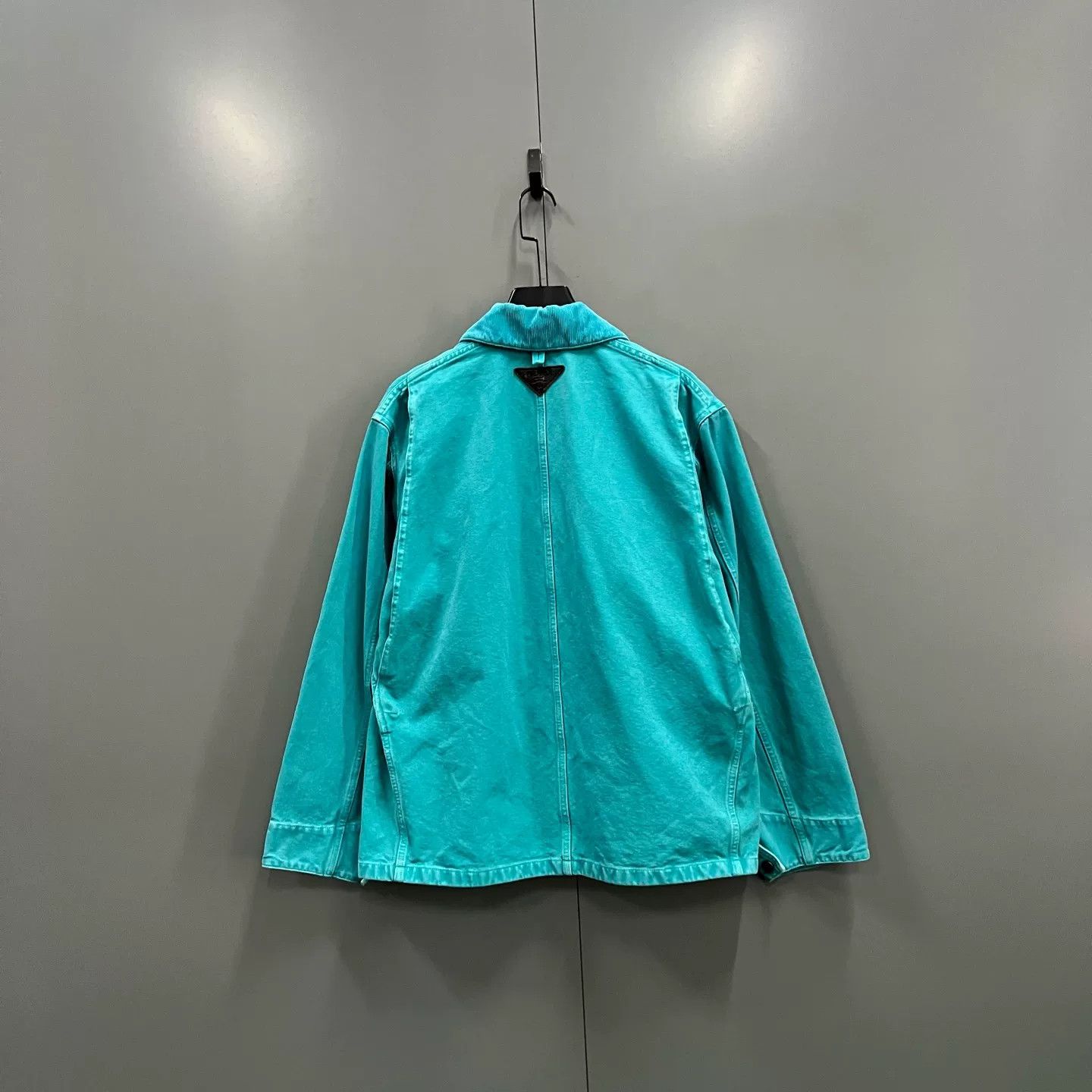 Prada Prada Teal Canvas Chore Jacket IT 38 Size XS / US 0-2 / IT 36-38 - 3 Thumbnail