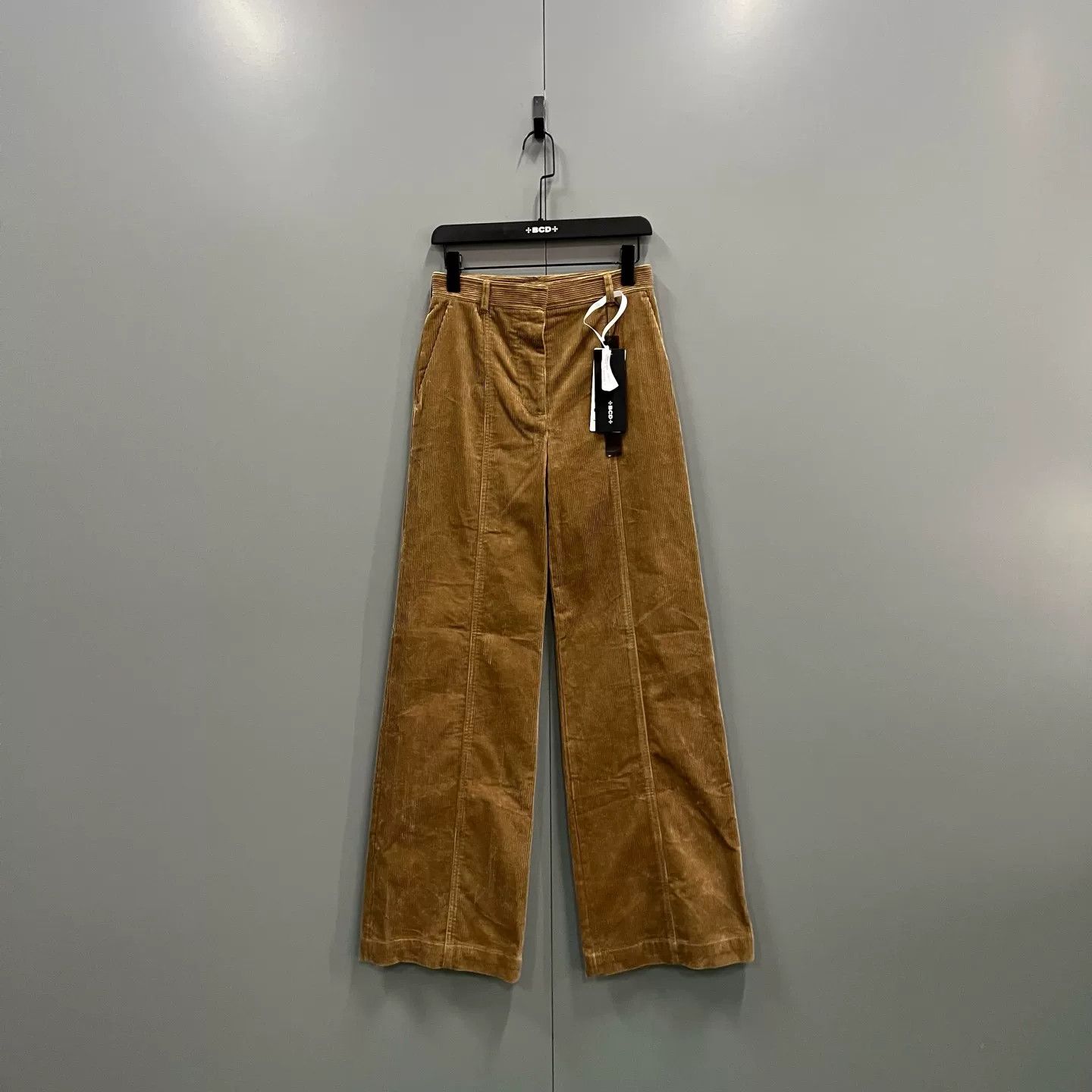 Burberry Burberry Brown Corduroy Wide Leg Pants US 4 Size 27" / US 4 / IT 40 - 2 Thumbnail