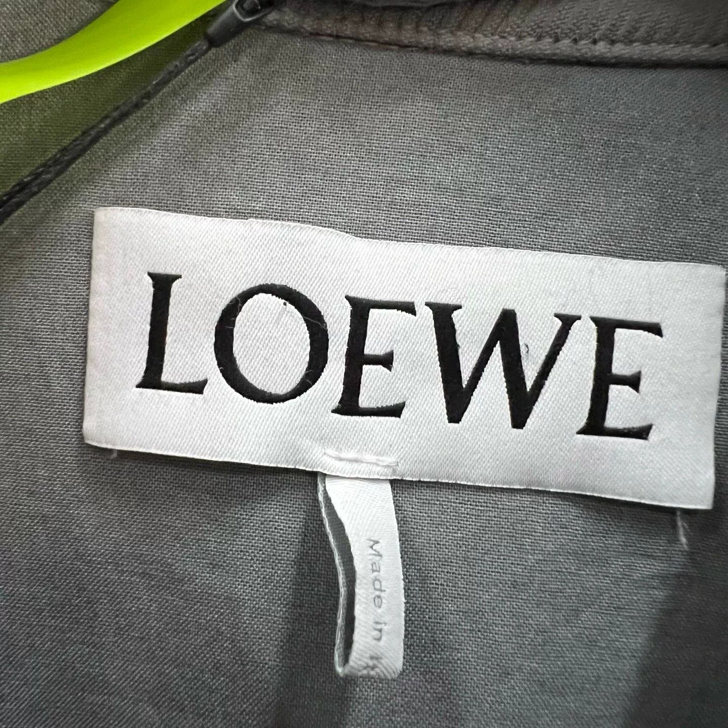 Loewe Loewe Embroidered Logo Wool Shirt Jacket 46 Size US S / EU 44-46 / 1 - 4 Thumbnail