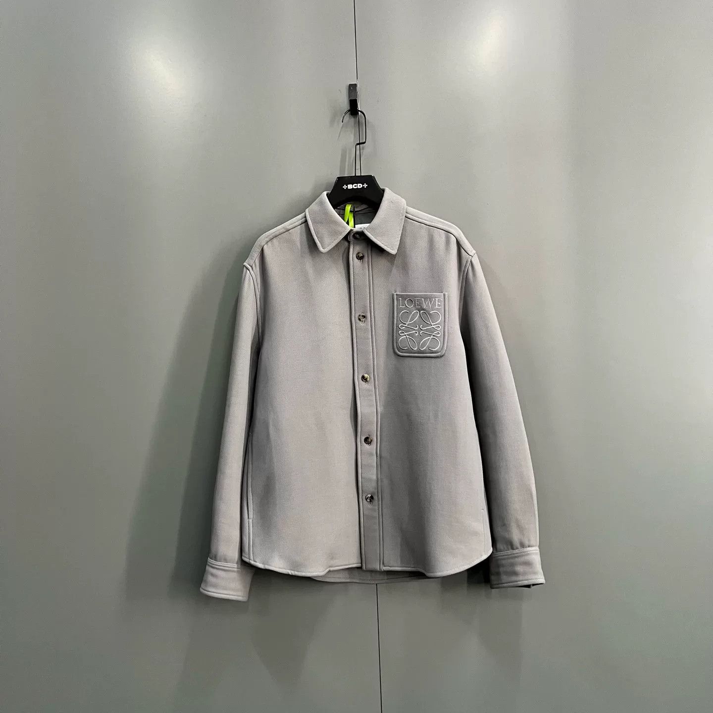 Loewe Loewe Embroidered Logo Wool Shirt Jacket 46 Size US S / EU 44-46 / 1 - 2 Thumbnail