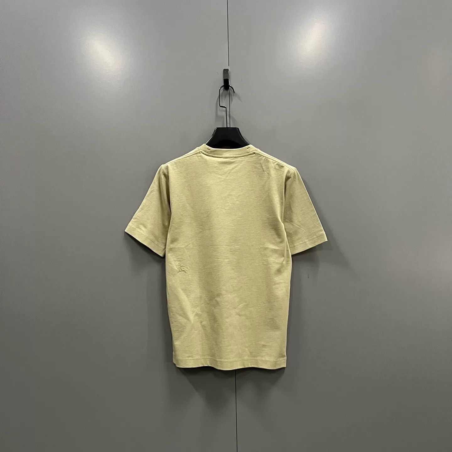 Burberry Burberry Pale Green Cotton T-Shirt XXS Size US XXS / EU 40 - 3 Thumbnail