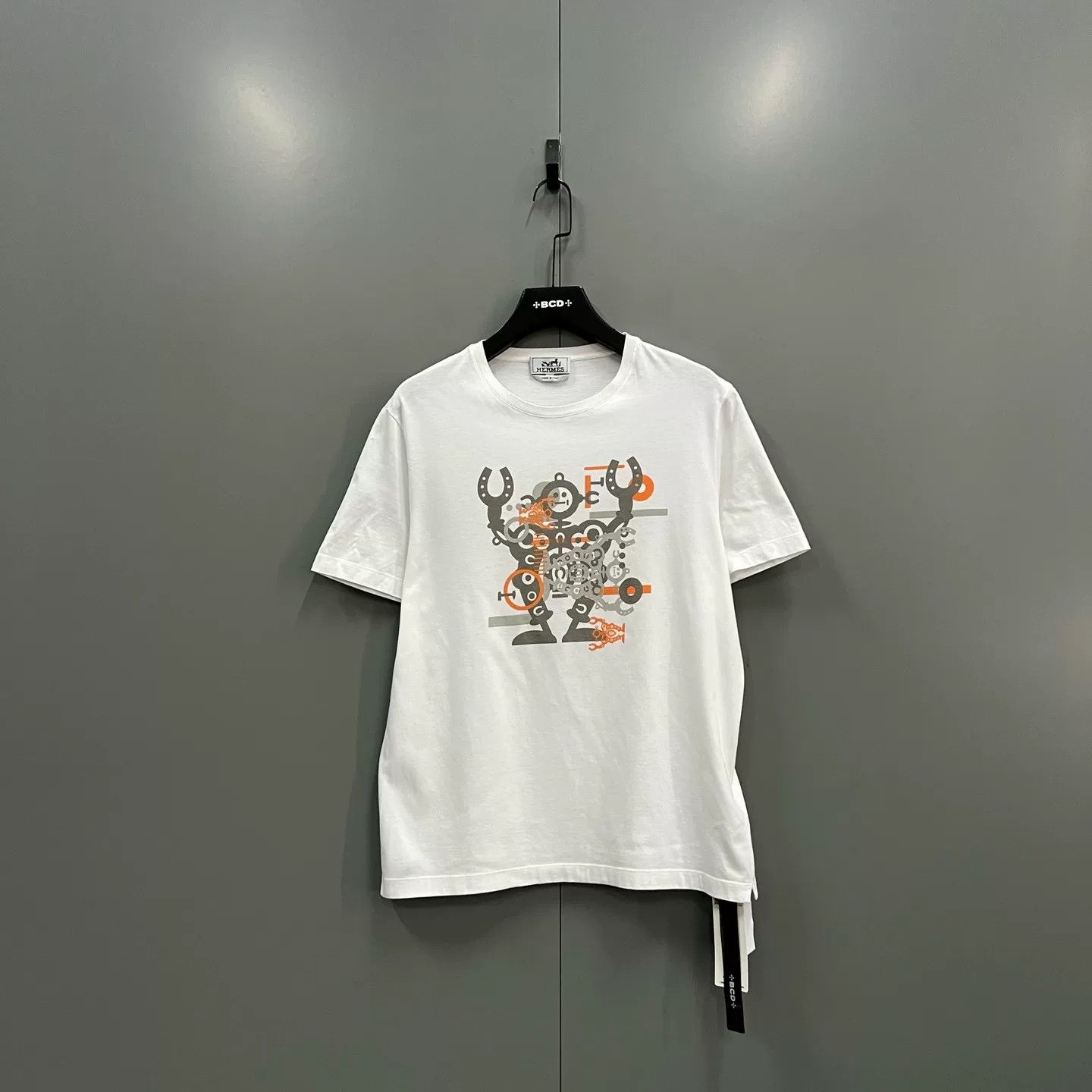 Hermes Hermes Robot Print T-Shirt L Size US L / EU 52-54 / 3 - 2 Thumbnail