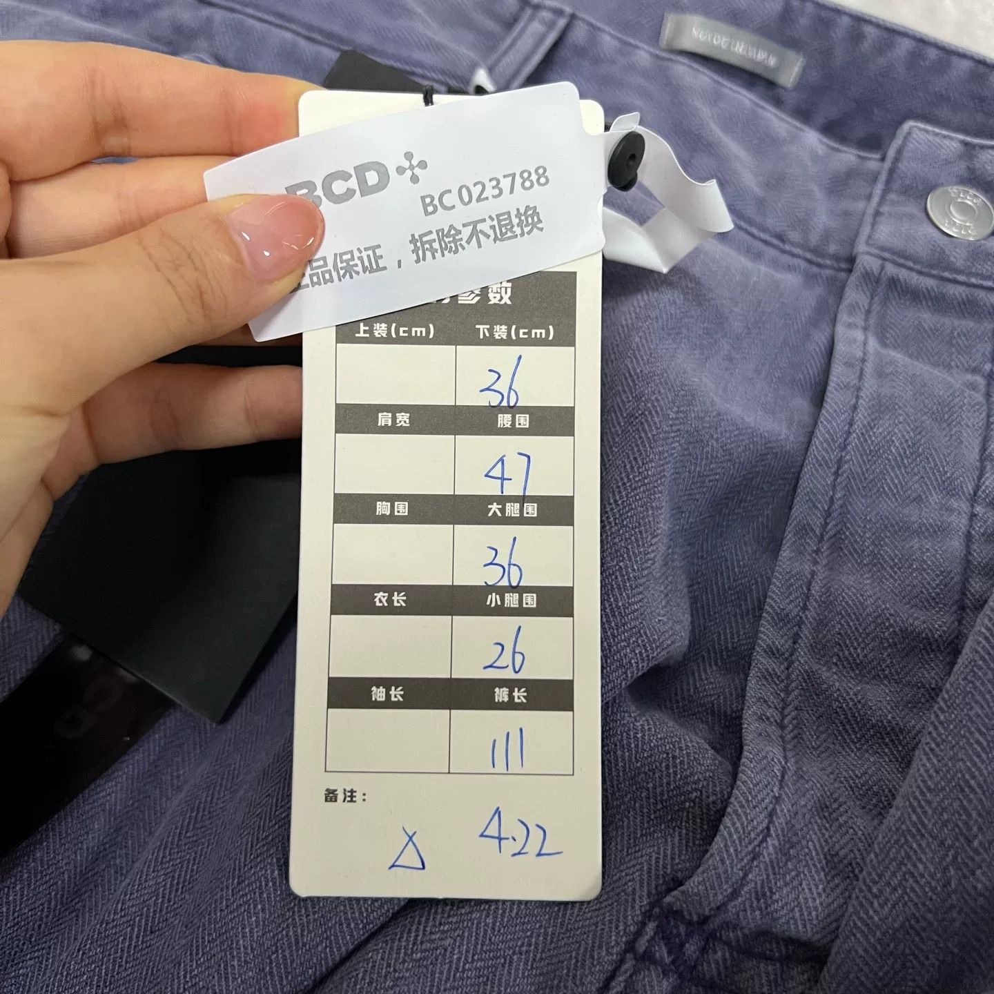 Dior Dior Purple Cotton Straight Cargo Pants 36 Size US 28 / EU 44 - 6 Thumbnail