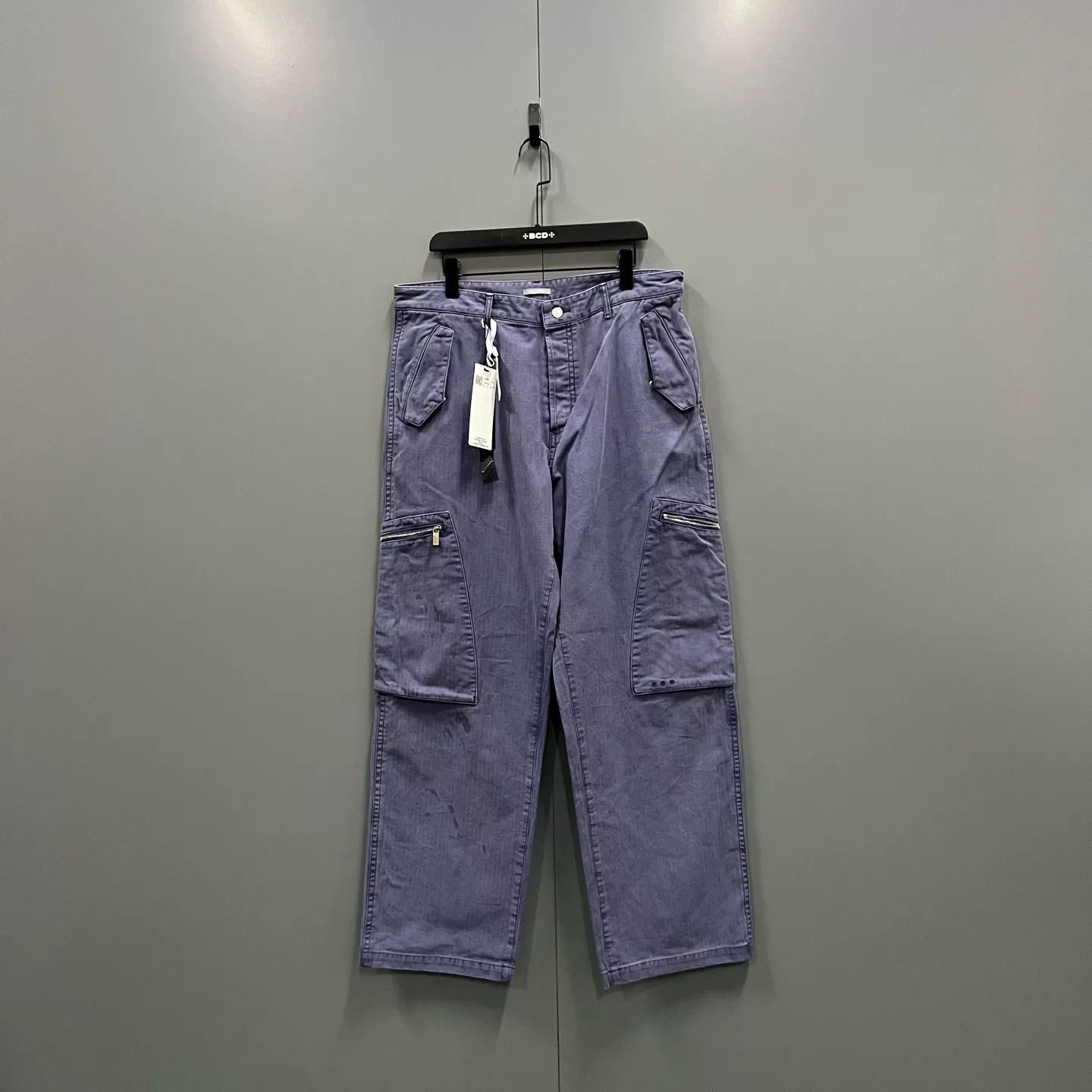Dior Dior Purple Cotton Straight Cargo Pants 36 Size US 28 / EU 44 - 2 Thumbnail