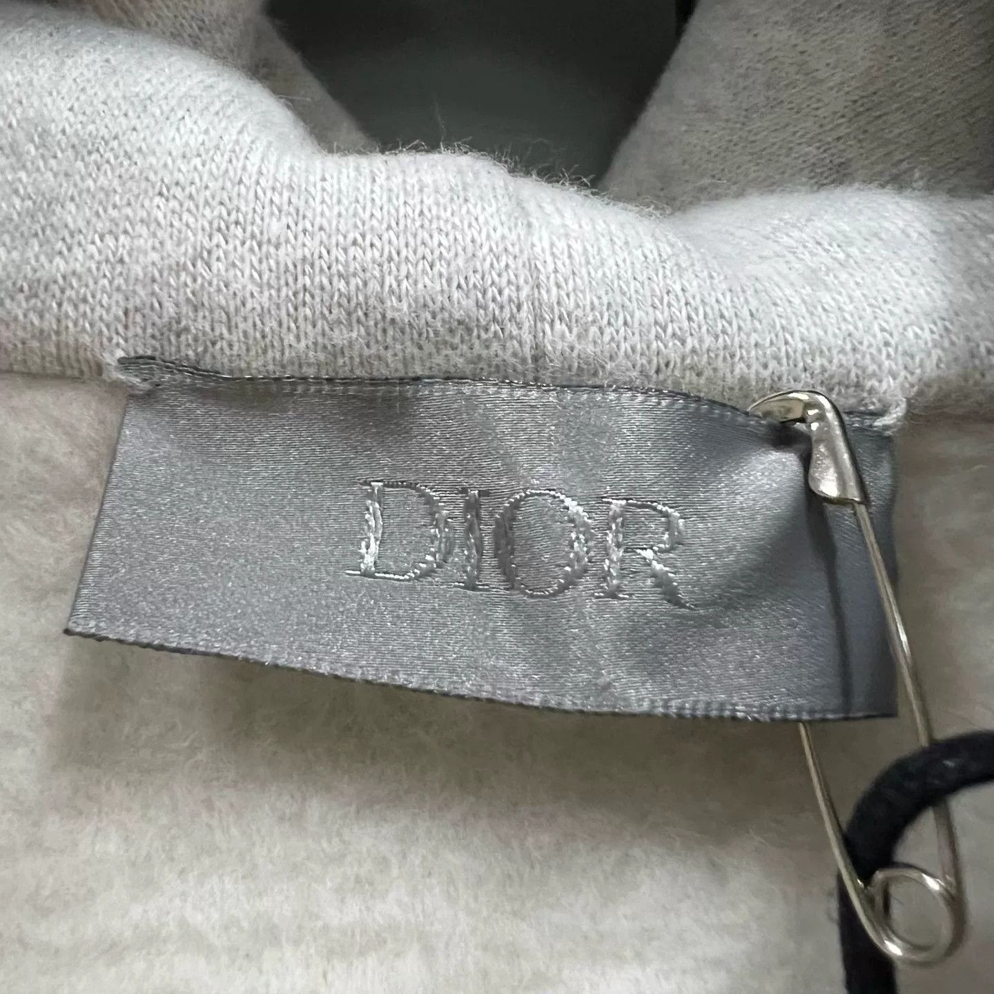 Dior Dior Glitter Wave Spliced Hoodie Size L Size US L / EU 52-54 / 3 - 4 Thumbnail