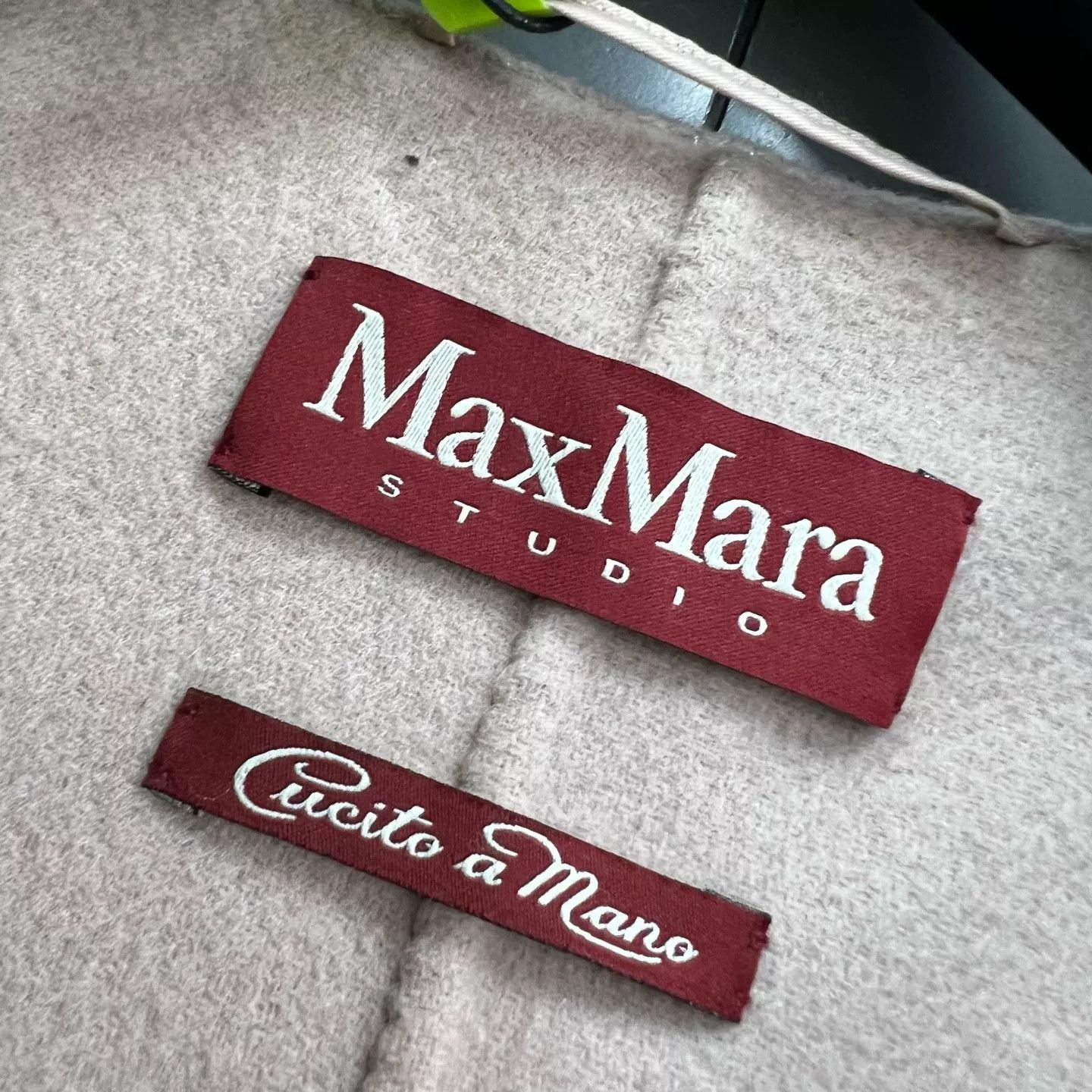 Max Mara MaxMara Studio Pink Wool Cashmere Hooded Coat IT 38 Size XS / US 0-2 / IT 36-38 - 4 Thumbnail
