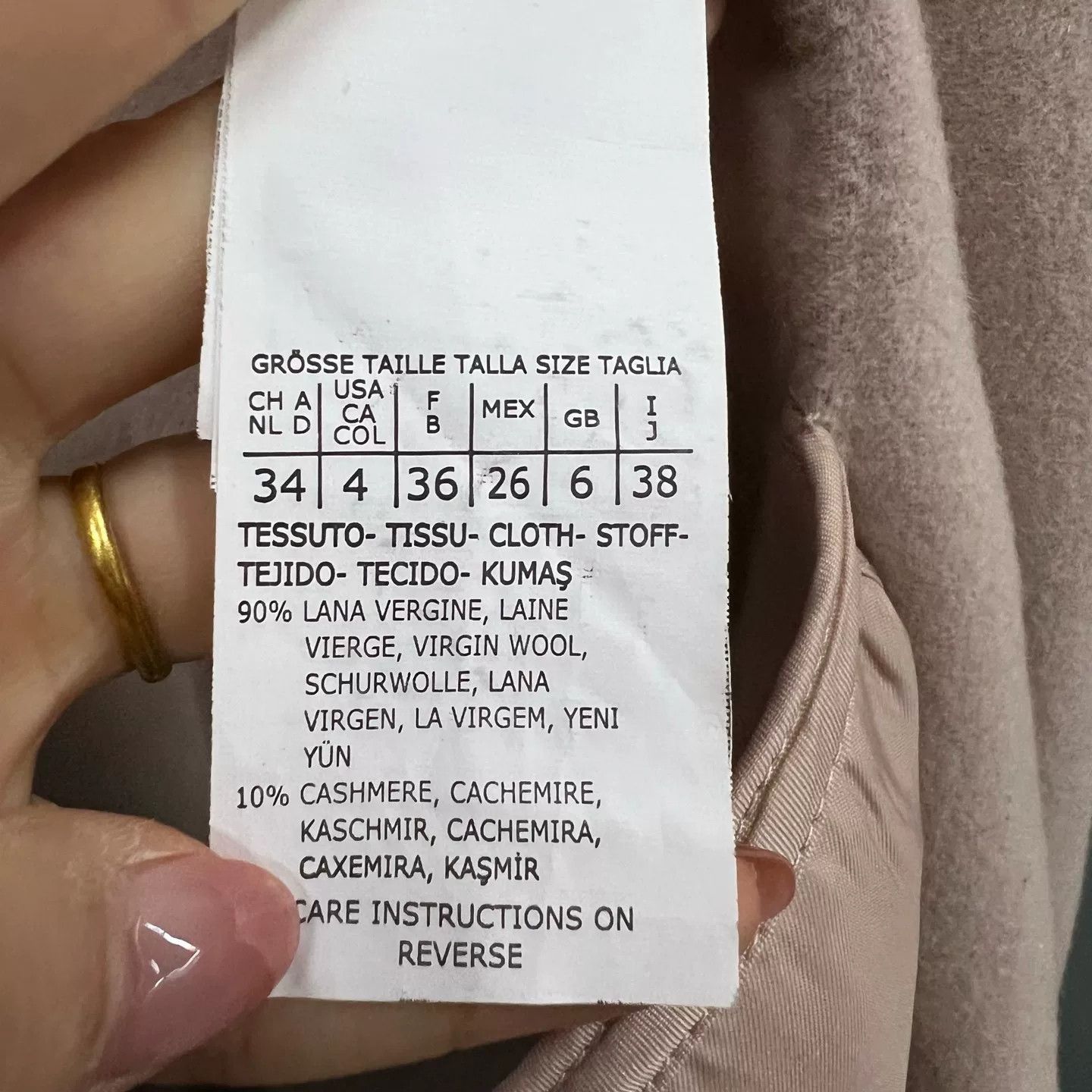 Max Mara MaxMara Studio Pink Wool Cashmere Hooded Coat IT 38 Size XS / US 0-2 / IT 36-38 - 5 Thumbnail
