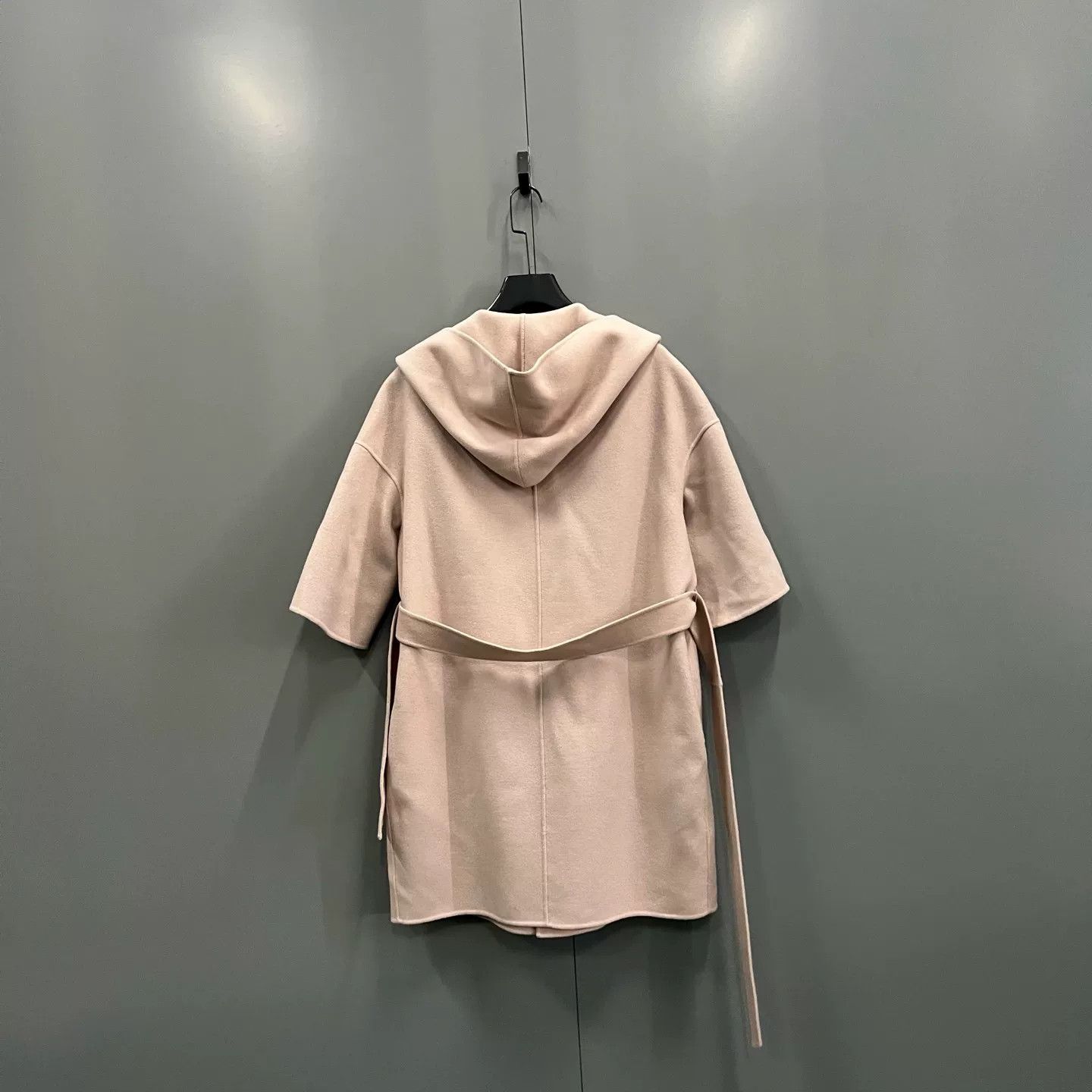 Max Mara MaxMara Studio Pink Wool Cashmere Hooded Coat IT 38 Size XS / US 0-2 / IT 36-38 - 3 Thumbnail