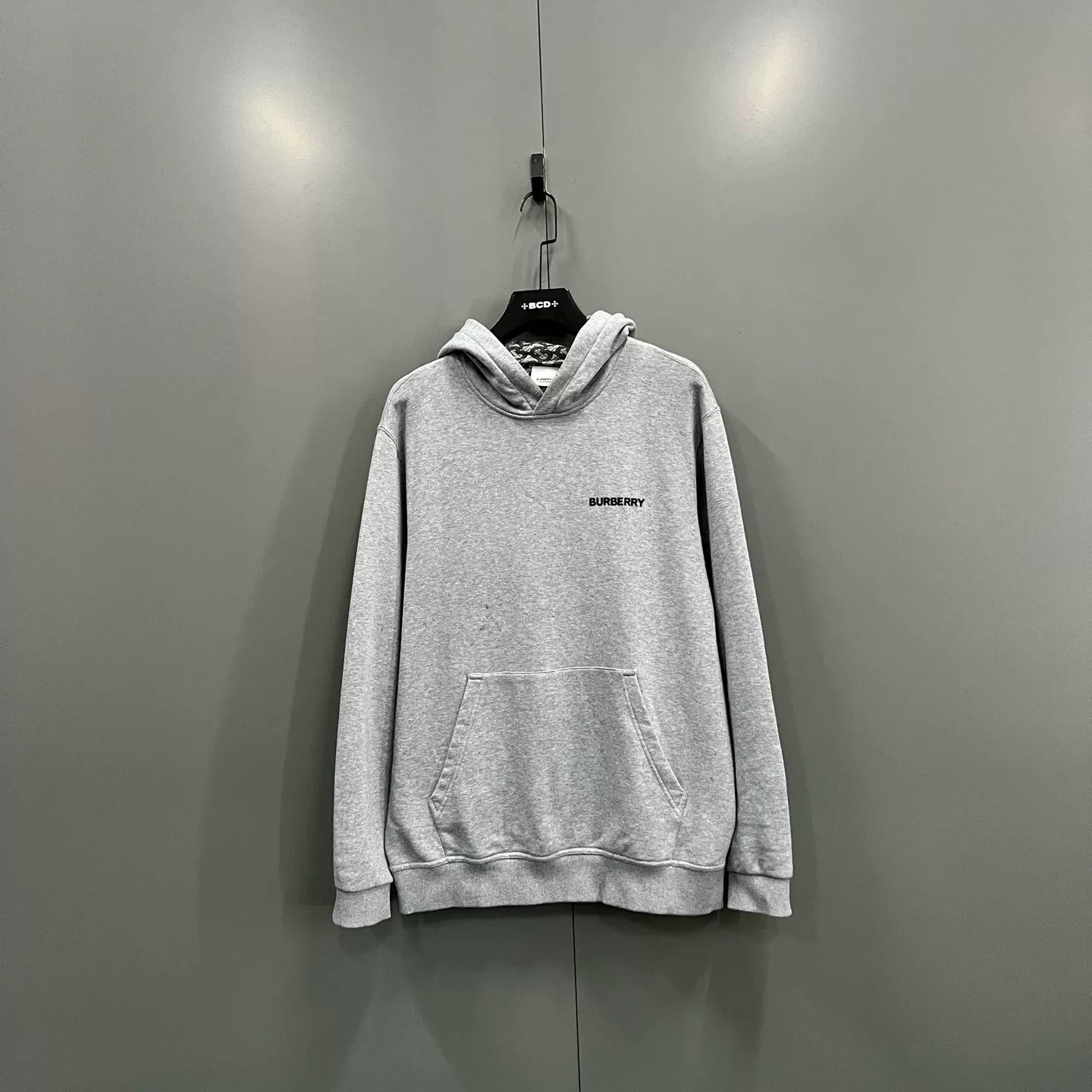 Burberry Burberry Gray Logo Print Hoodie L Size US L / EU 52-54 / 3 - 2 Thumbnail