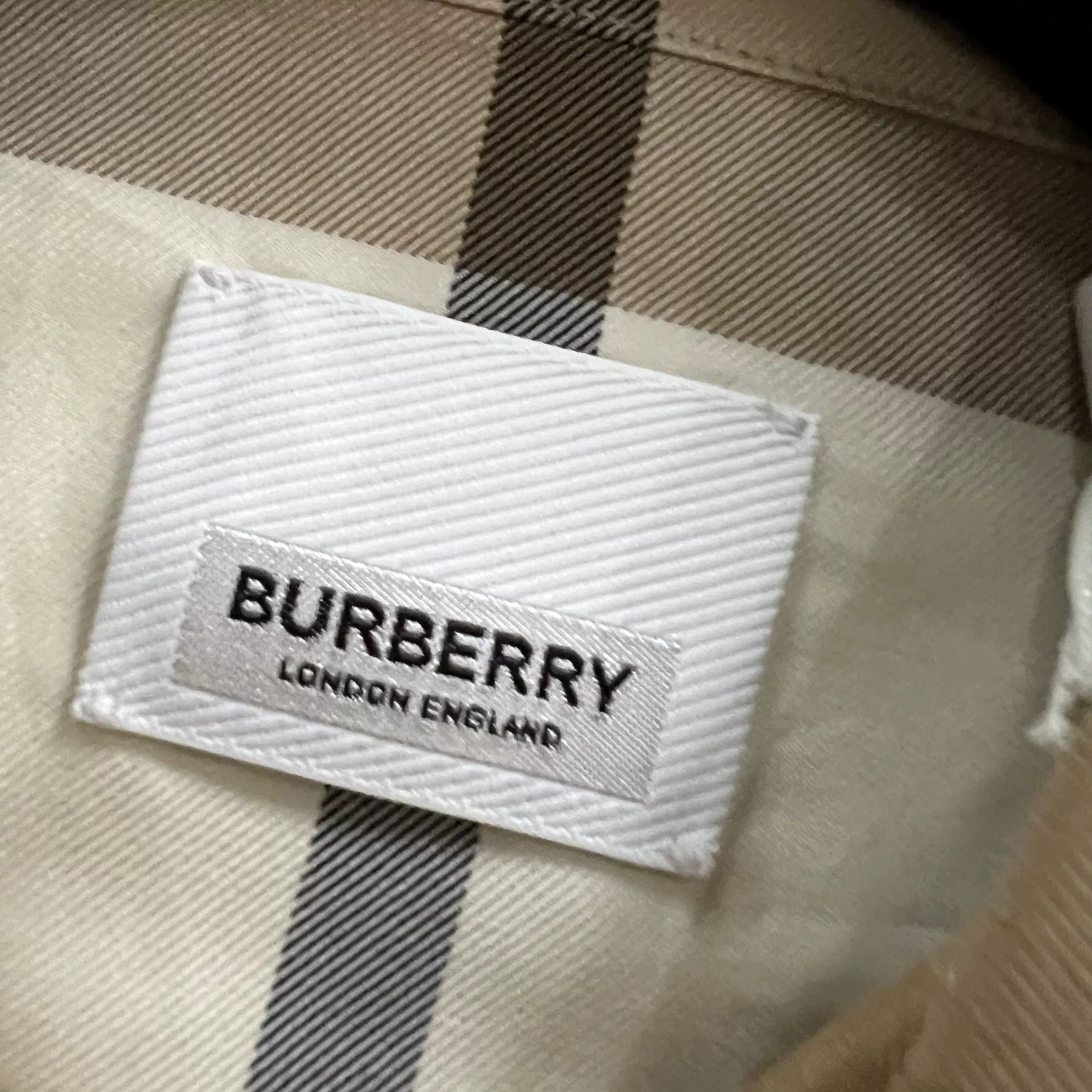 Burberry Burberry Check Print Long Sleeve Shirt Size 38 Size US S / EU 44-46 / 1 - 4 Thumbnail