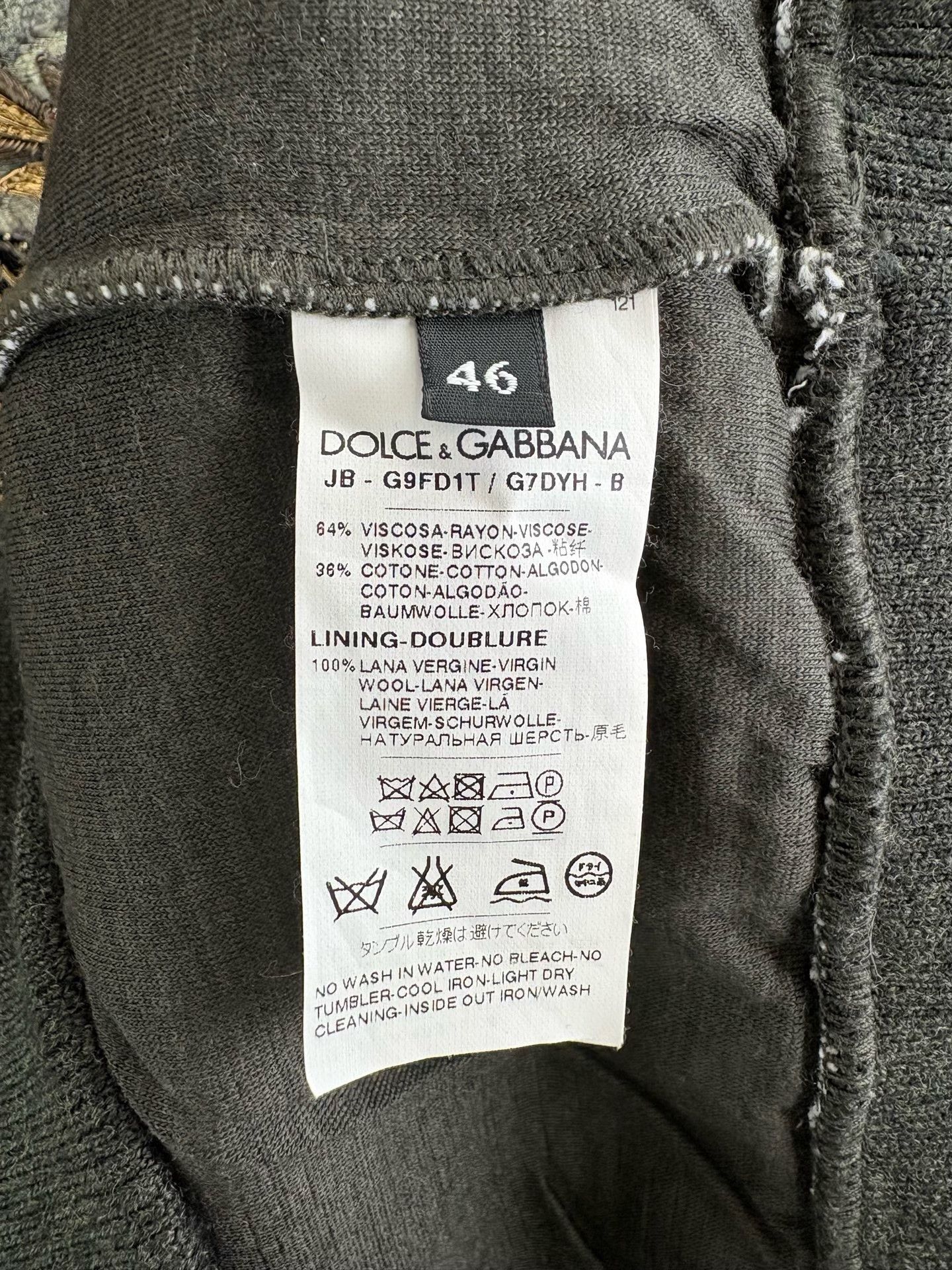 Dolce & Gabbana Dolce & Gabbana Embroidered Camo Sweatshirt 46 Size US S / EU 44-46 / 1 - 6 Thumbnail