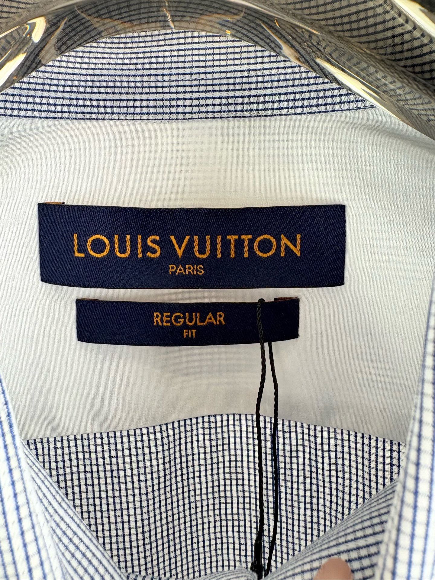 Louis Vuitton Louis Vuitton Blue Striped Shirt Size 43 Size US L / EU 52-54 / 3 - 4 Thumbnail