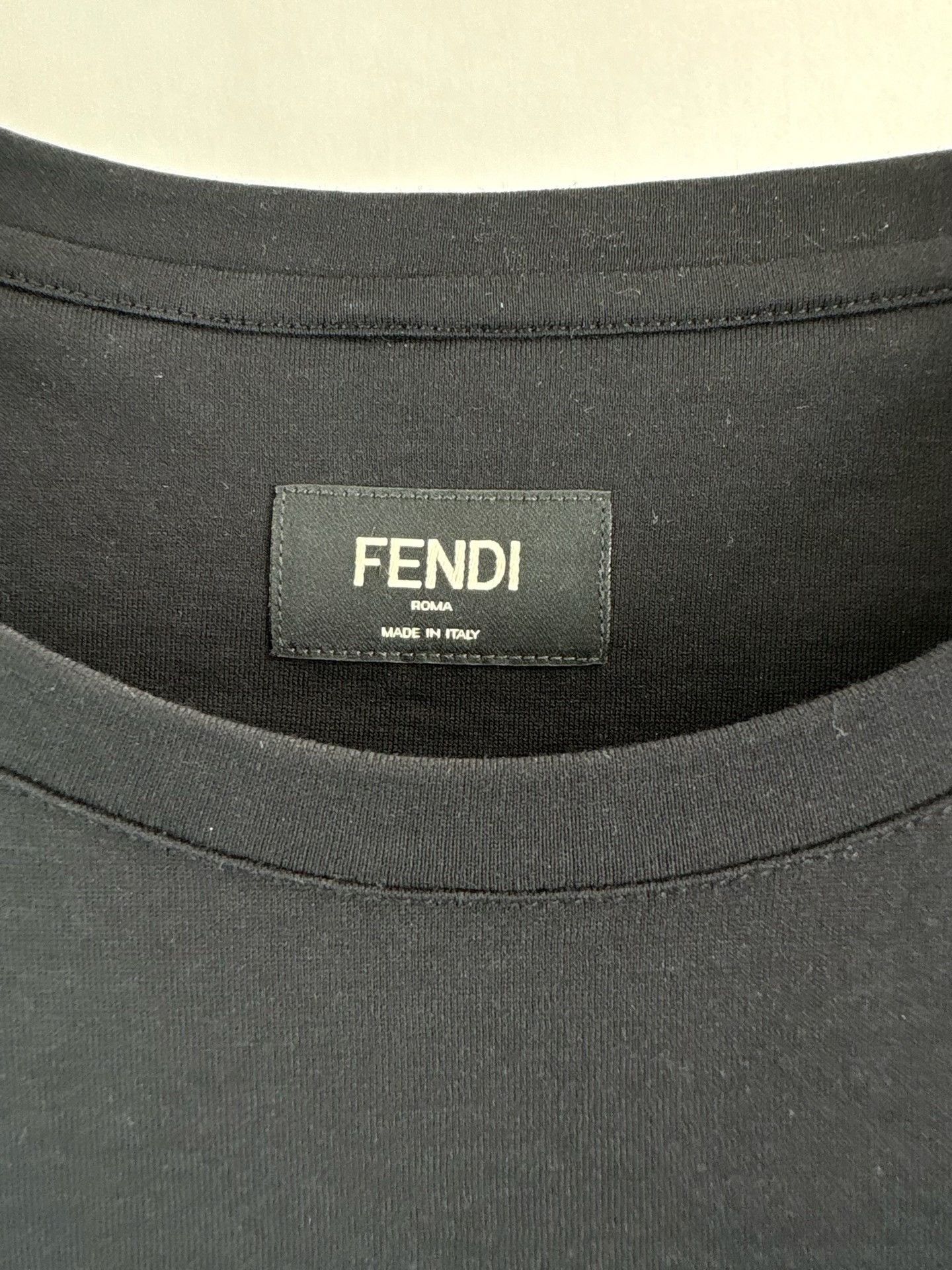 Fendi Fendi Patterned Logo T-Shirt US XXL Size US XXL / EU 58 / 5 - 4 Thumbnail