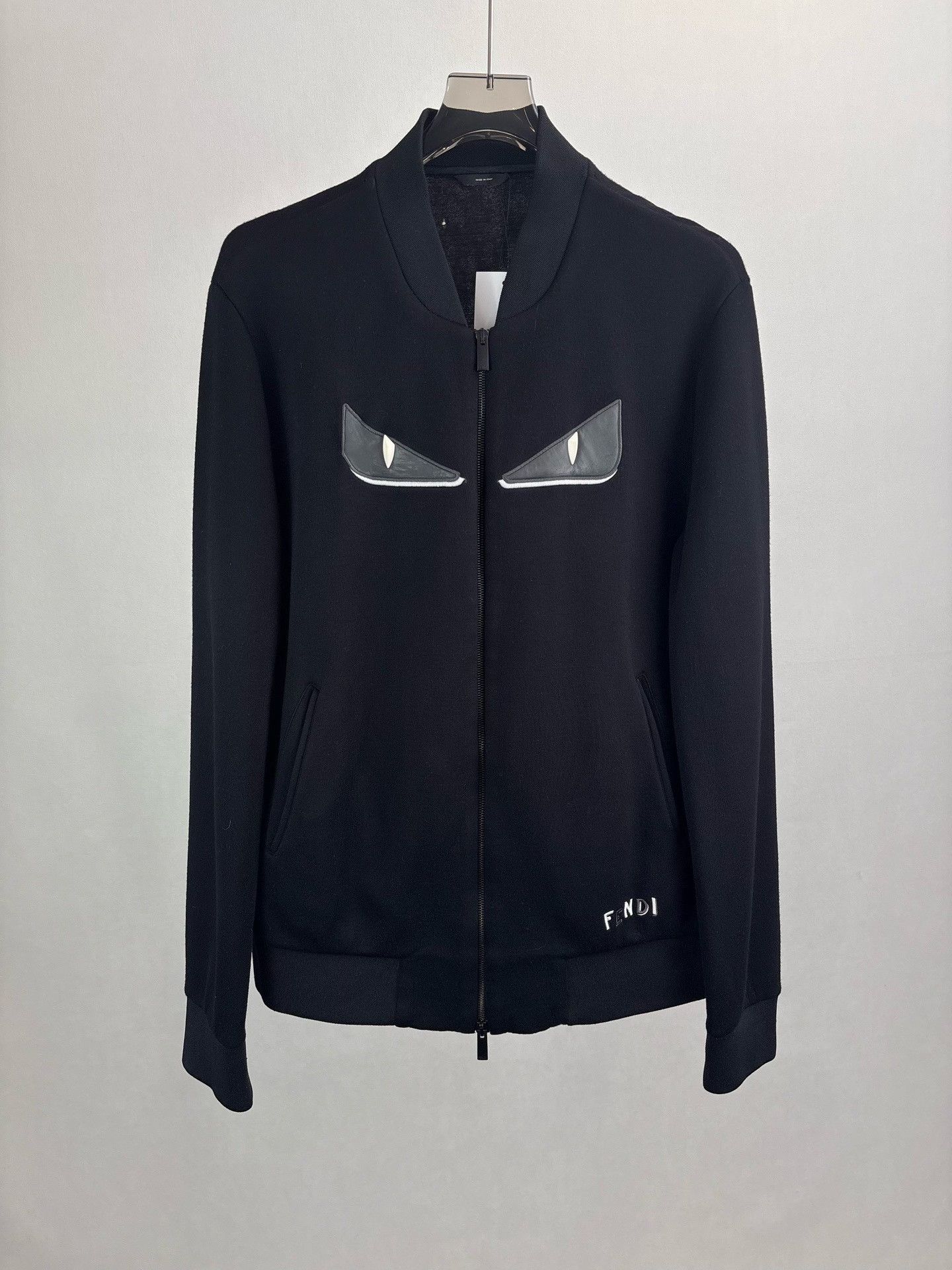 Fendi Fendi Bug Eyes Zip-Up Sweatshirt Size 50 Size US M / EU 48-50 / 2 - 2 Thumbnail