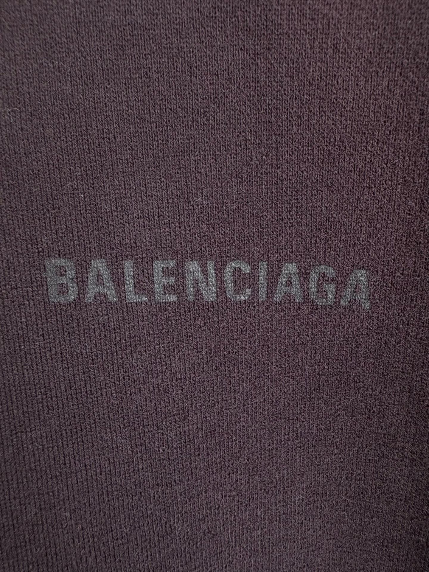 Balenciaga Balenciaga Purple Logo Hoodie XXL Size US XXL / EU 58 / 5 - 4 Thumbnail
