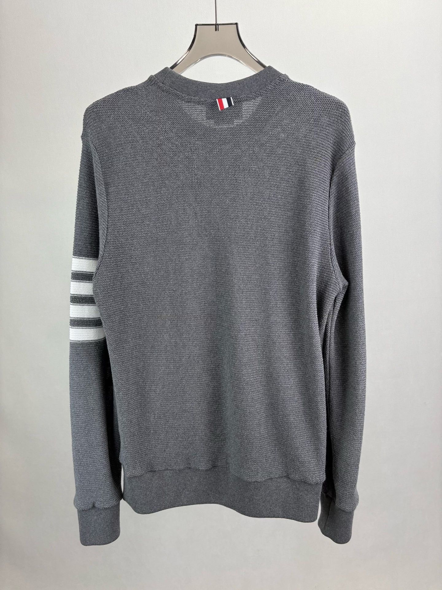 Thom Browne Thom Browne Waffle Knit 4-Bar Sweater Size 3 Size US L / EU 52-54 / 3 - 3 Thumbnail