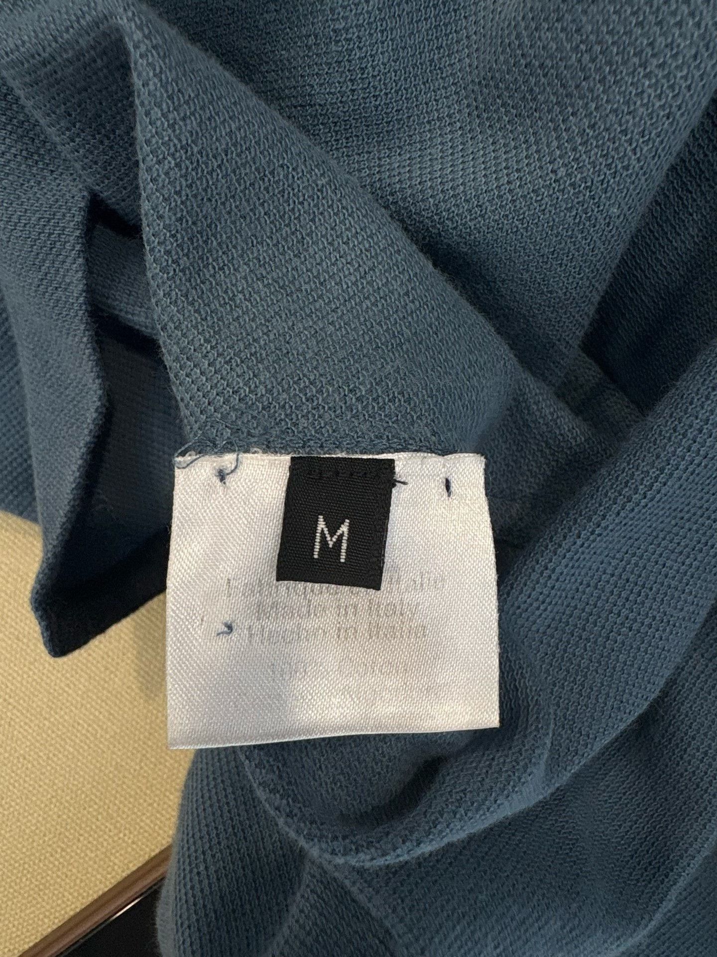 Hermes Hermes Blue Contrast Collar Polo Shirt Size M Size US M / EU 48-50 / 2 - 5 Thumbnail