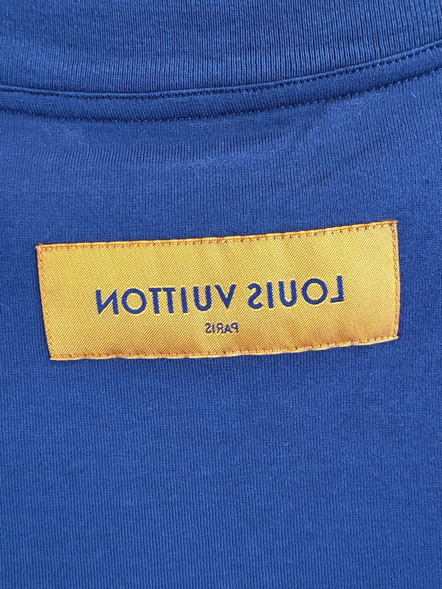 Louis Vuitton Louis Vuitton Embroidered Connect-The-Dots T-Shirt XL Size US XL / EU 56 / 4 - 5 Thumbnail