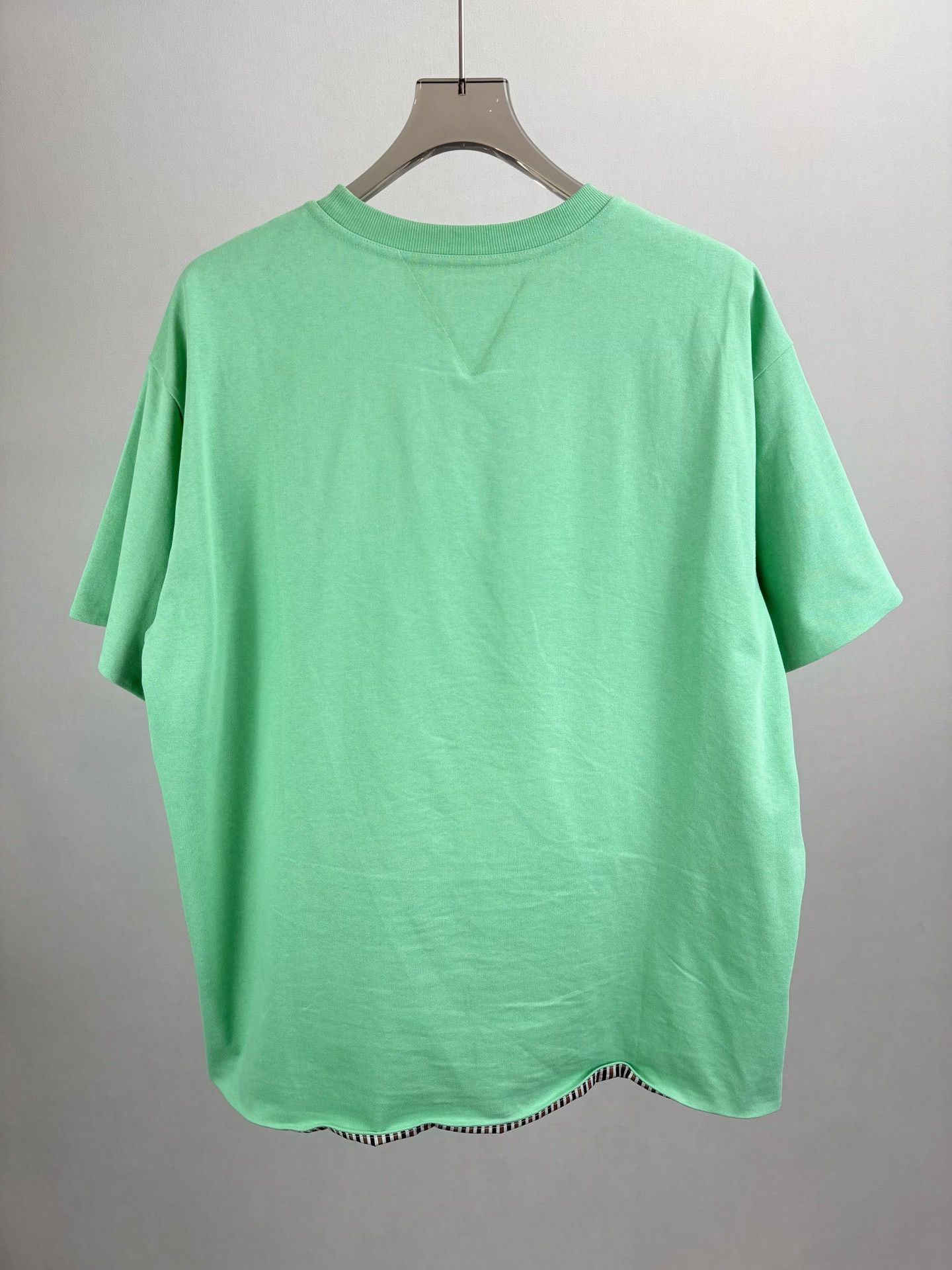 Bottega Veneta Bottega Veneta Green Striped Lining T-Shirt XL Size US XL / EU 56 / 4 - 3 Thumbnail
