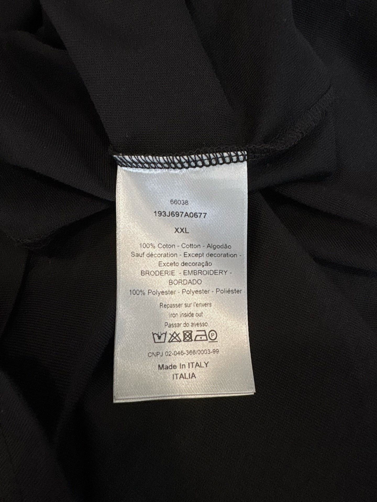 Dior Dior CD Embroidery T-Shirt XXL Size US XXL / EU 58 / 5 - 5 Thumbnail