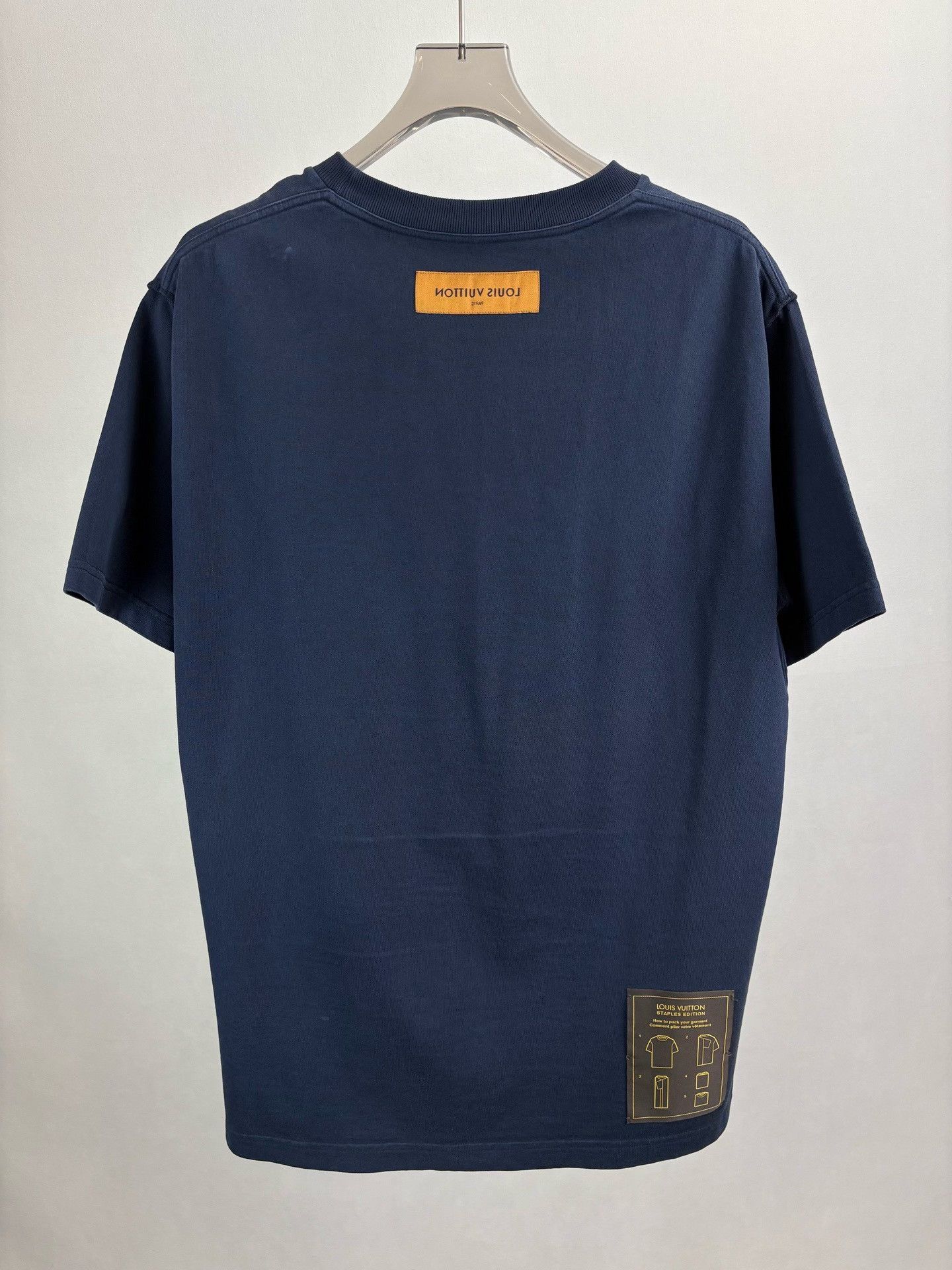 Louis Vuitton Louis Vuitton Back Patch Staples T-Shirt XL Size US XL / EU 56 / 4 - 3 Thumbnail
