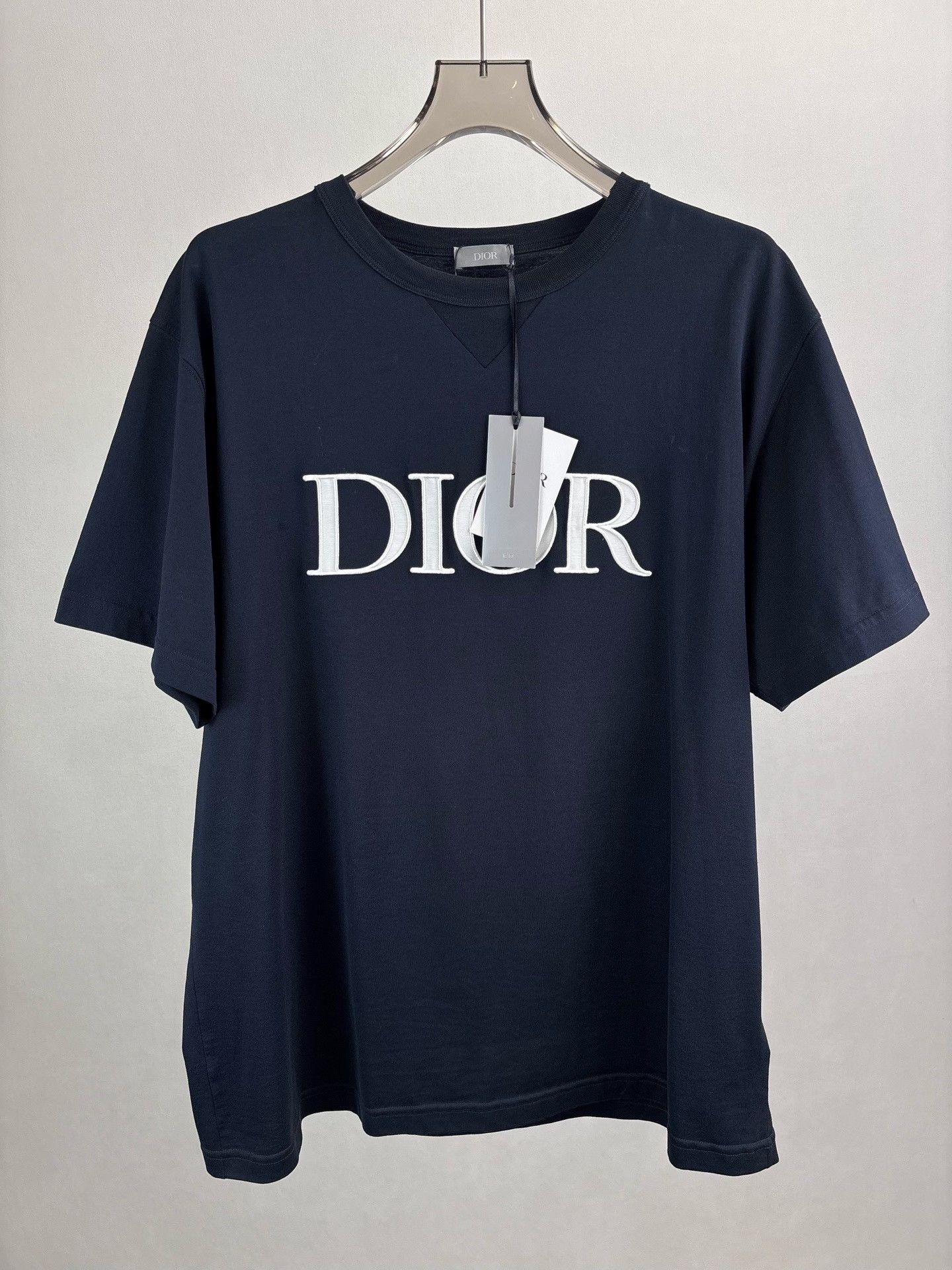 Dior Dior Embroidered Logo T-Shirt XXL Size US XXL / EU 58 / 5 - 2 Thumbnail