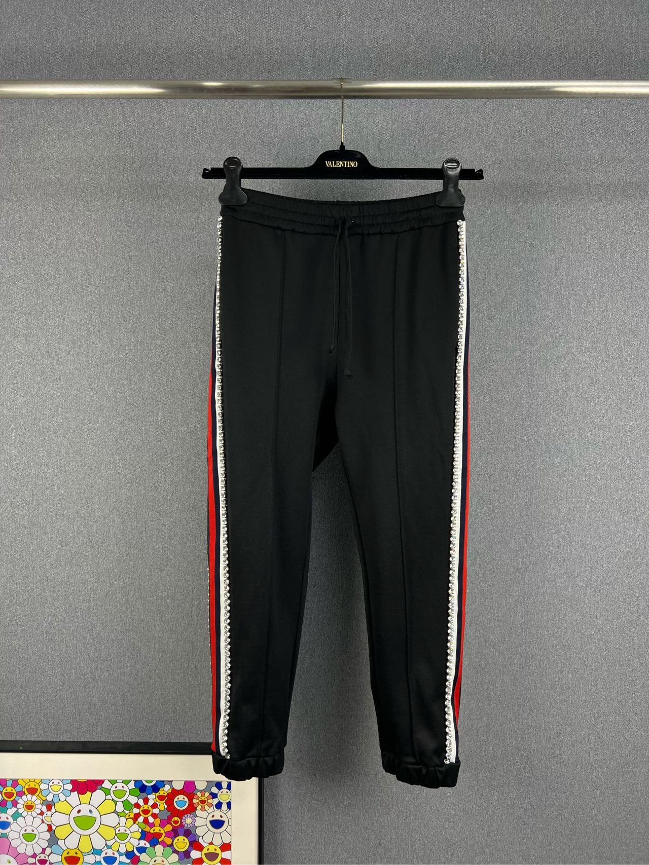 Gucci Gucci Rhinestone Stripe Technical Sweatpants XS Size US 28 / EU 44 - 2 Thumbnail