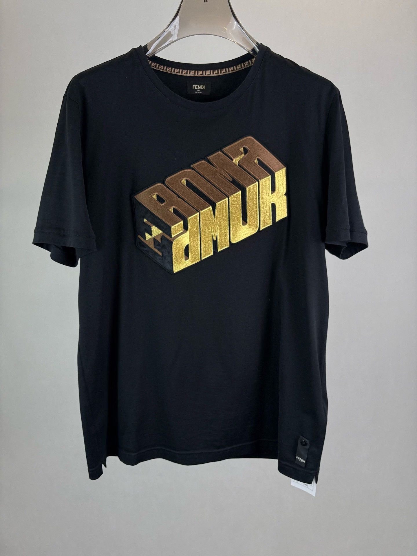 Fendi Fendi Roma Amor Embroidered T-Shirt XXL Size US XXL / EU 58 / 5 - 2 Thumbnail