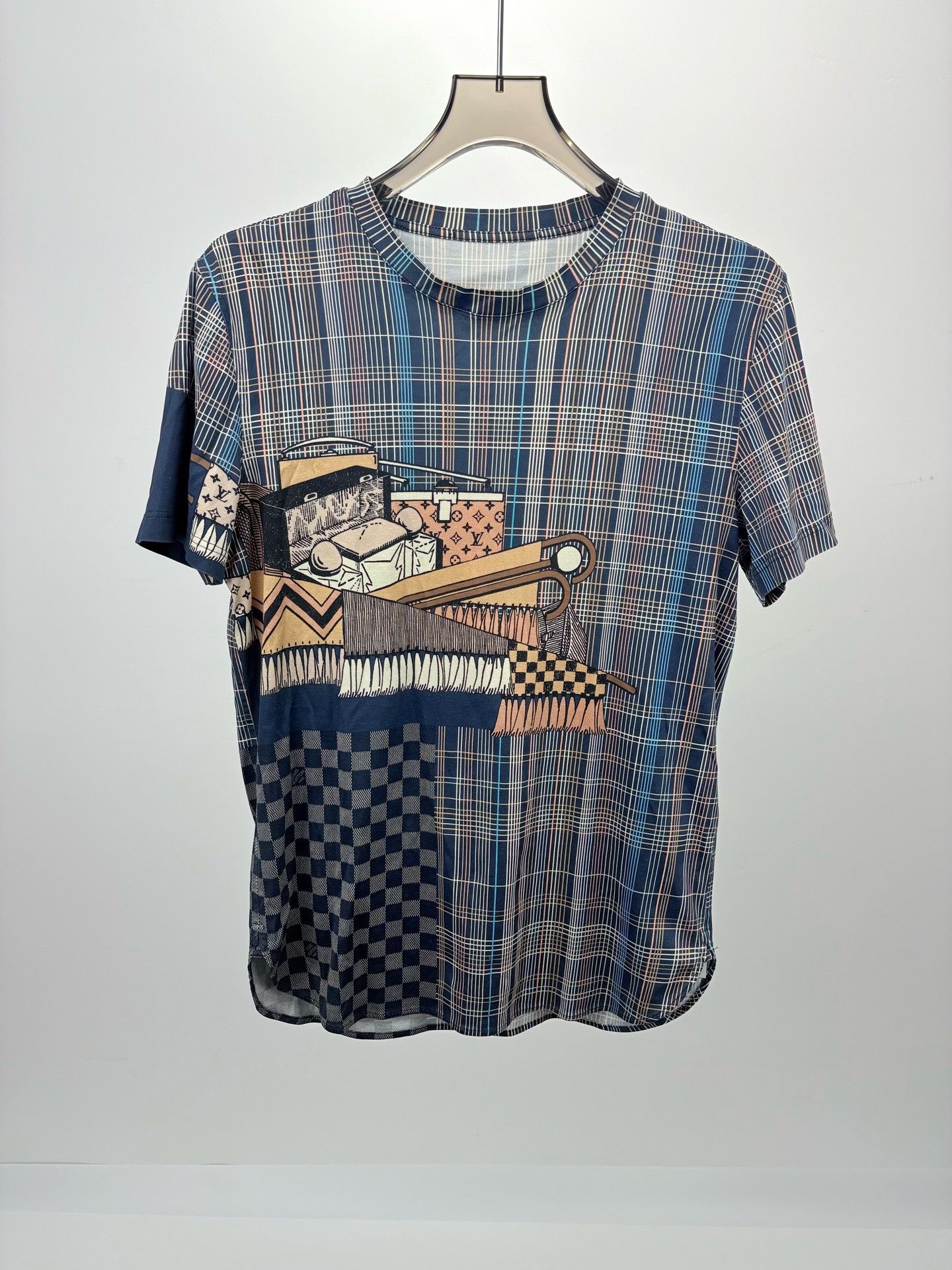 Louis Vuitton Louis Vuitton Trunk Damier Plaid T-Shirt Size S Size US S / EU 44-46 / 1 - 2 Thumbnail