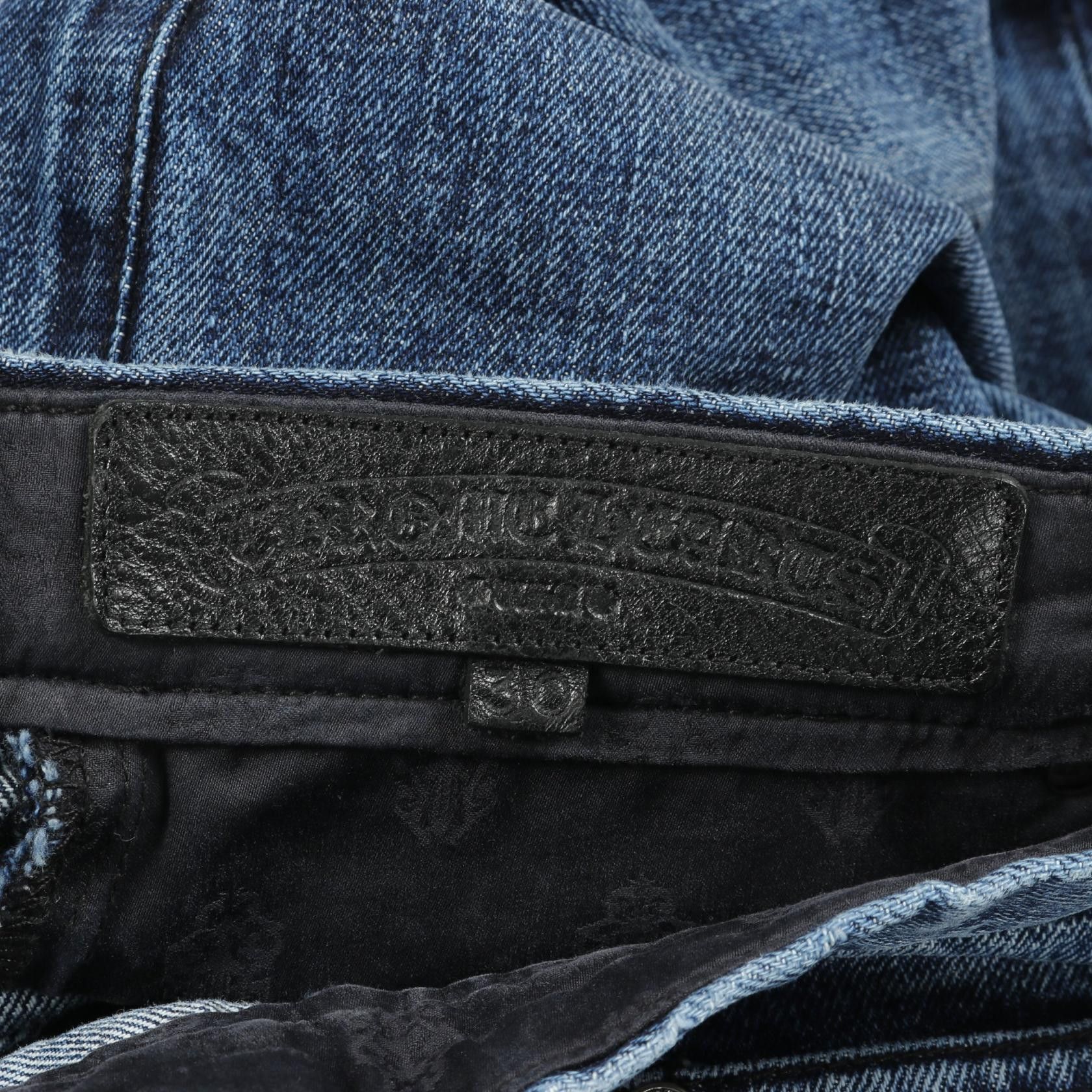 Chrome Hearts Chrome Hearts Chrome Hearts JEAN STRTLG FBRC Cotton Denim Pants Textile Jeans DUTY FREE for USA Size ONE SIZE - 3 Thumbnail