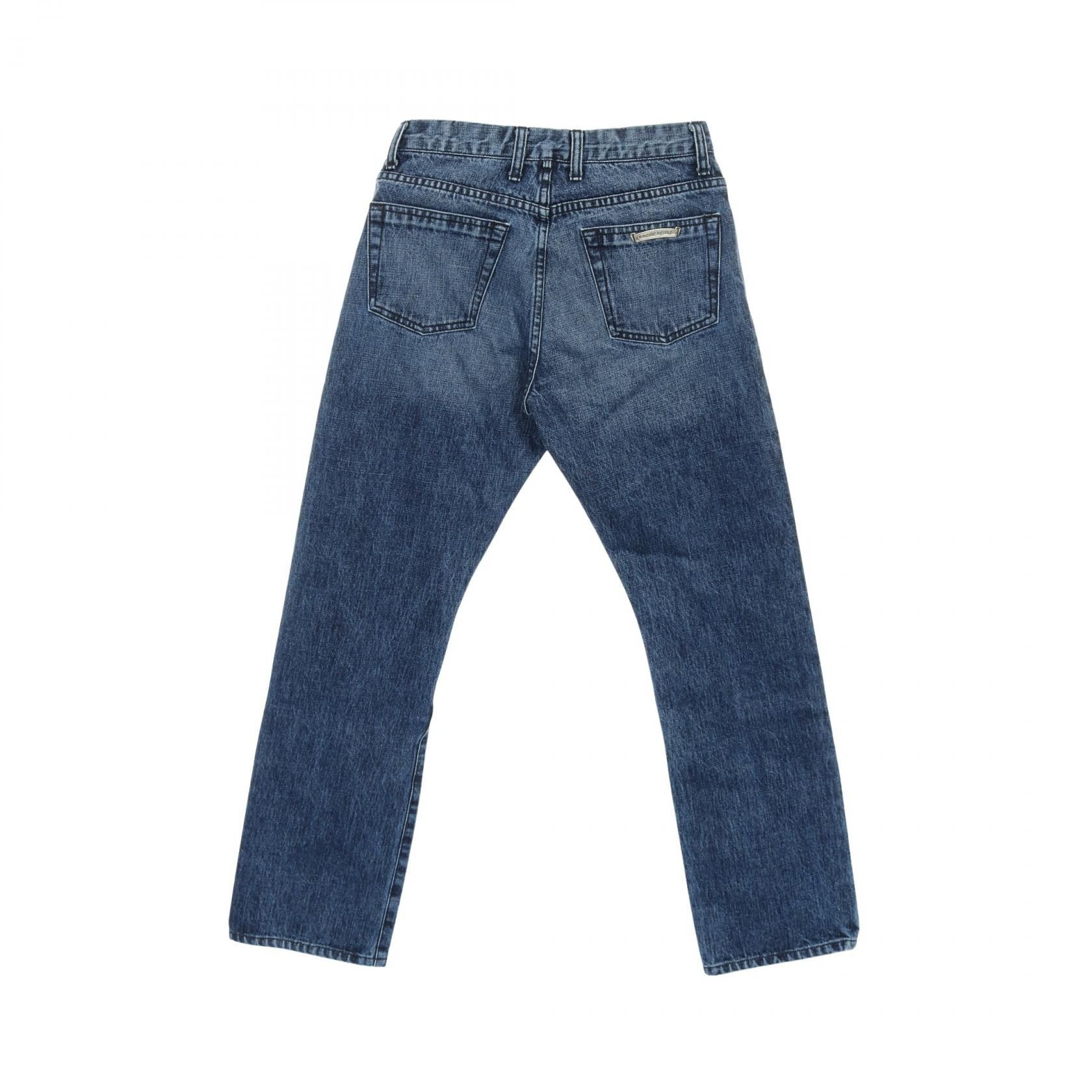 Chrome Hearts Chrome Hearts Chrome Hearts JEAN STRTLG FBRC Cotton Denim Pants Textile Jeans DUTY FREE for USA Size ONE SIZE - 2 Thumbnail